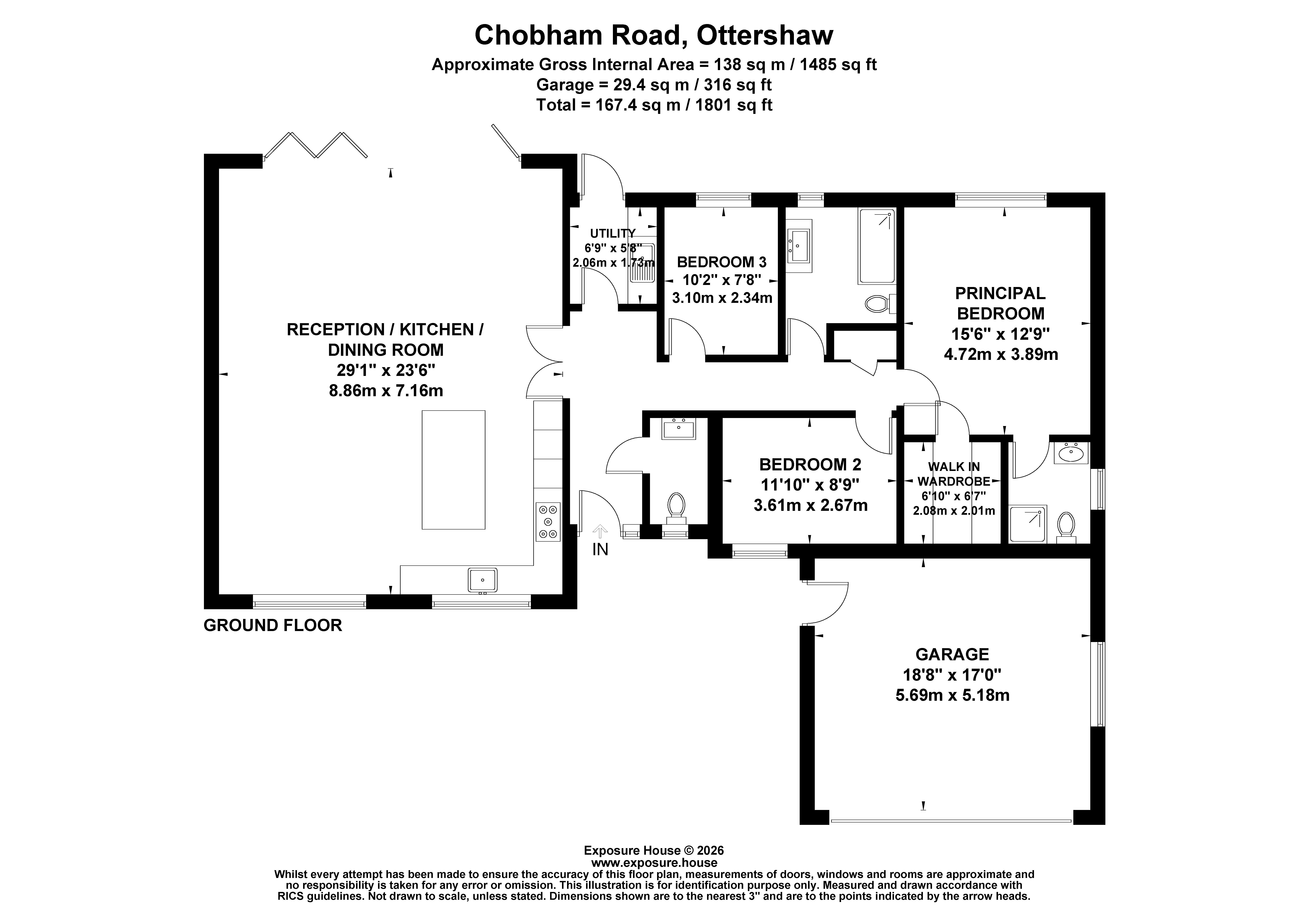 Queenswood,, Chobham Road, Chertsey floorplan