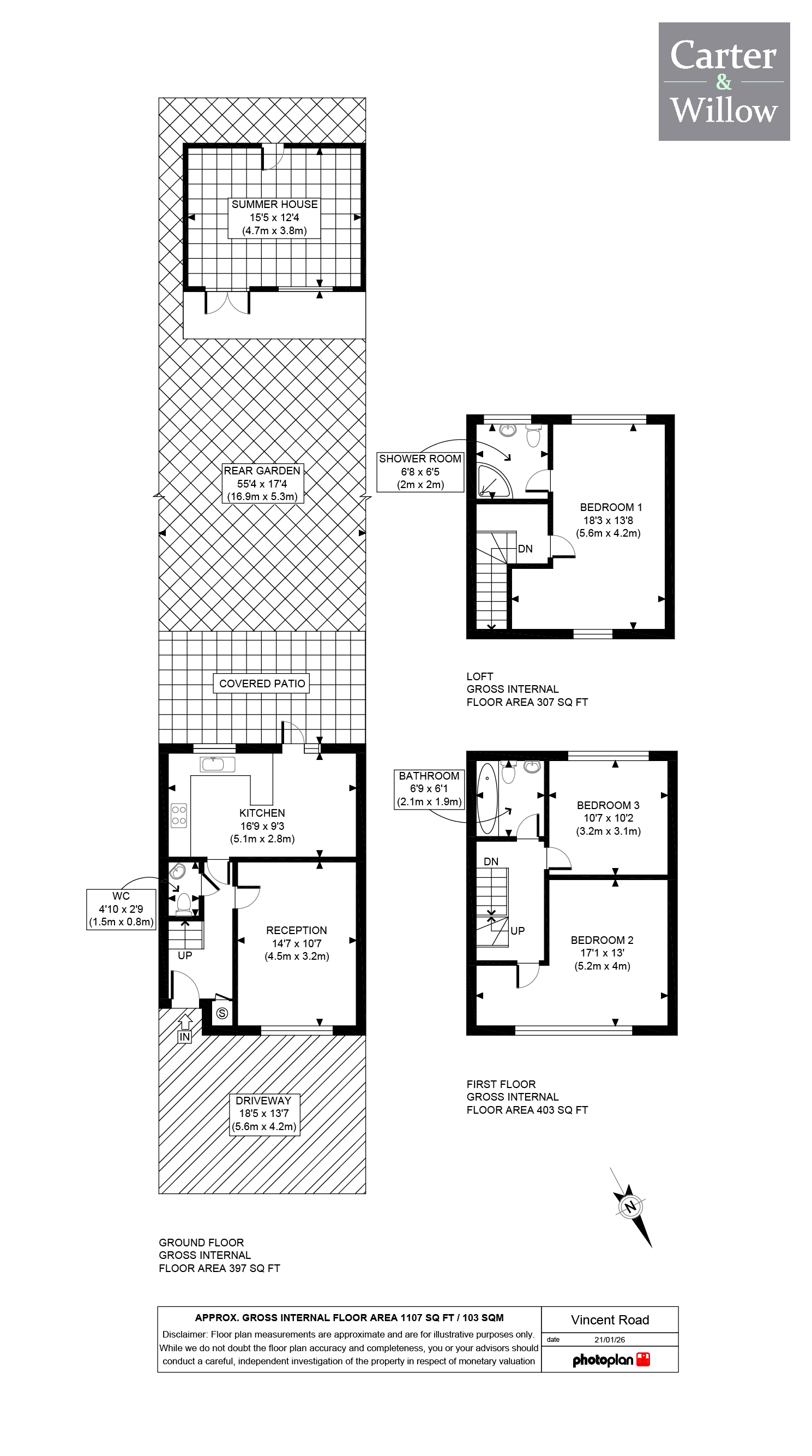 27, Vincent Road, Dagenham floorplan