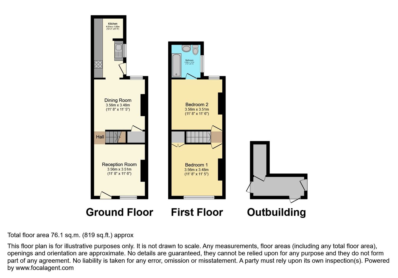 22, Godfrey Street, Nottingham floorplan