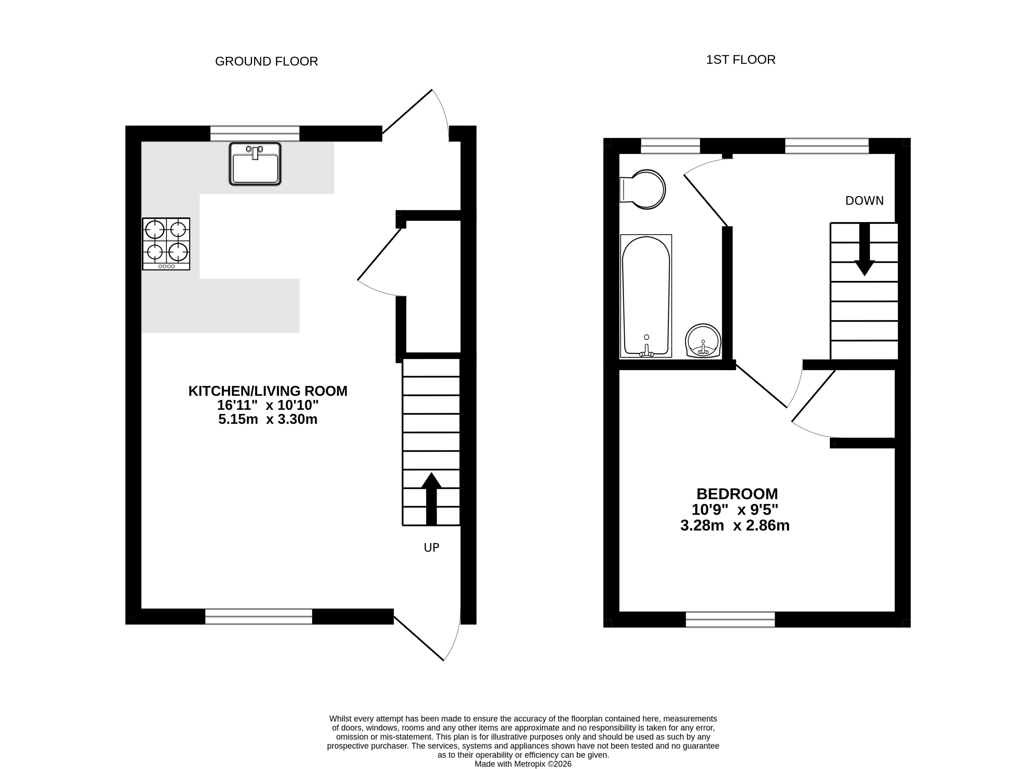 1, Myers Way, Camberley floorplan