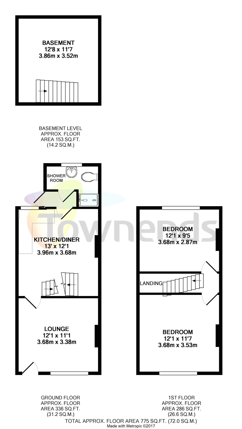 2 Bedrooms Terraced house to rent in Stoke Fields, Guildford, Surrey GU1