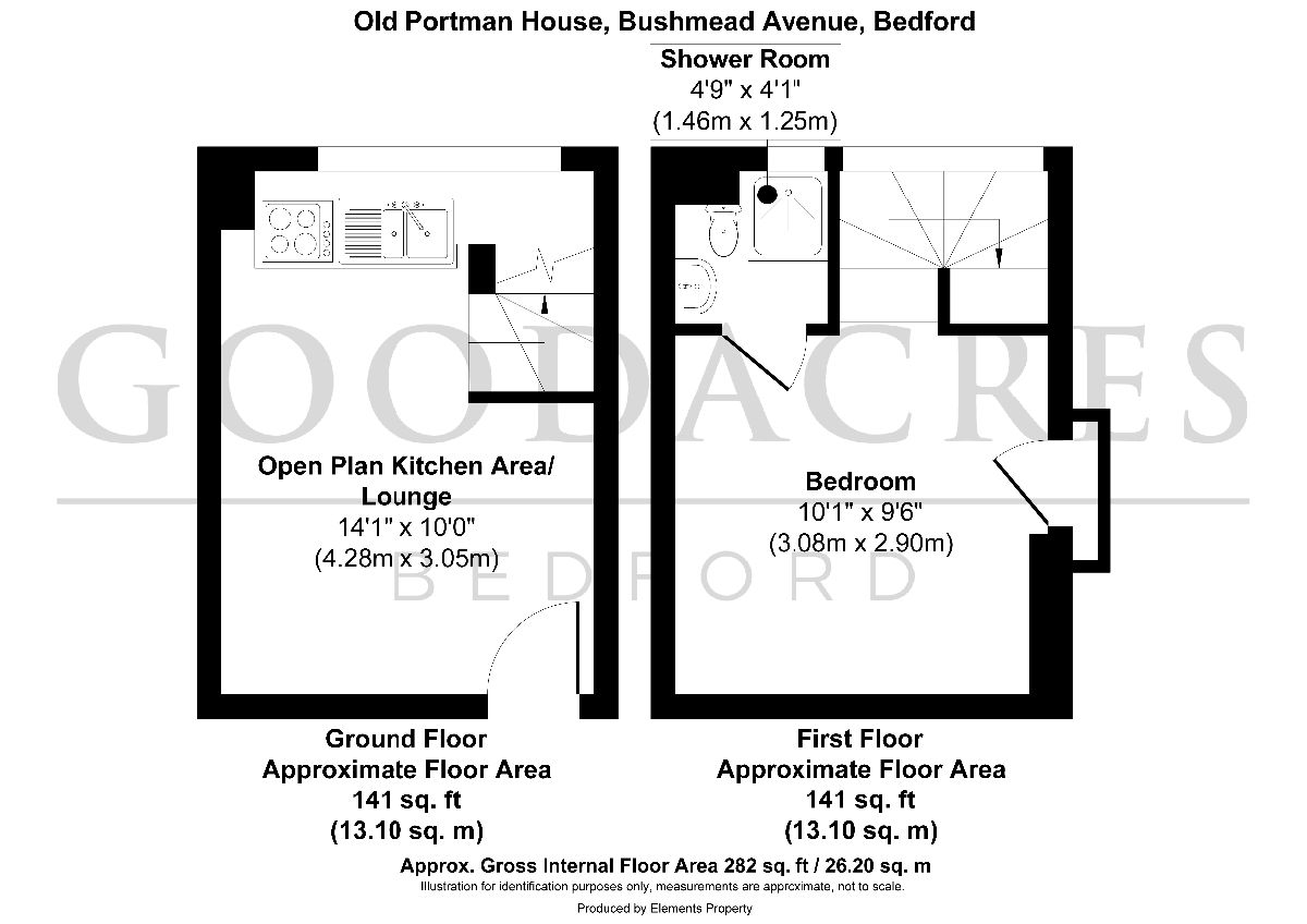 20 Old Portman House, Bedford floorplan