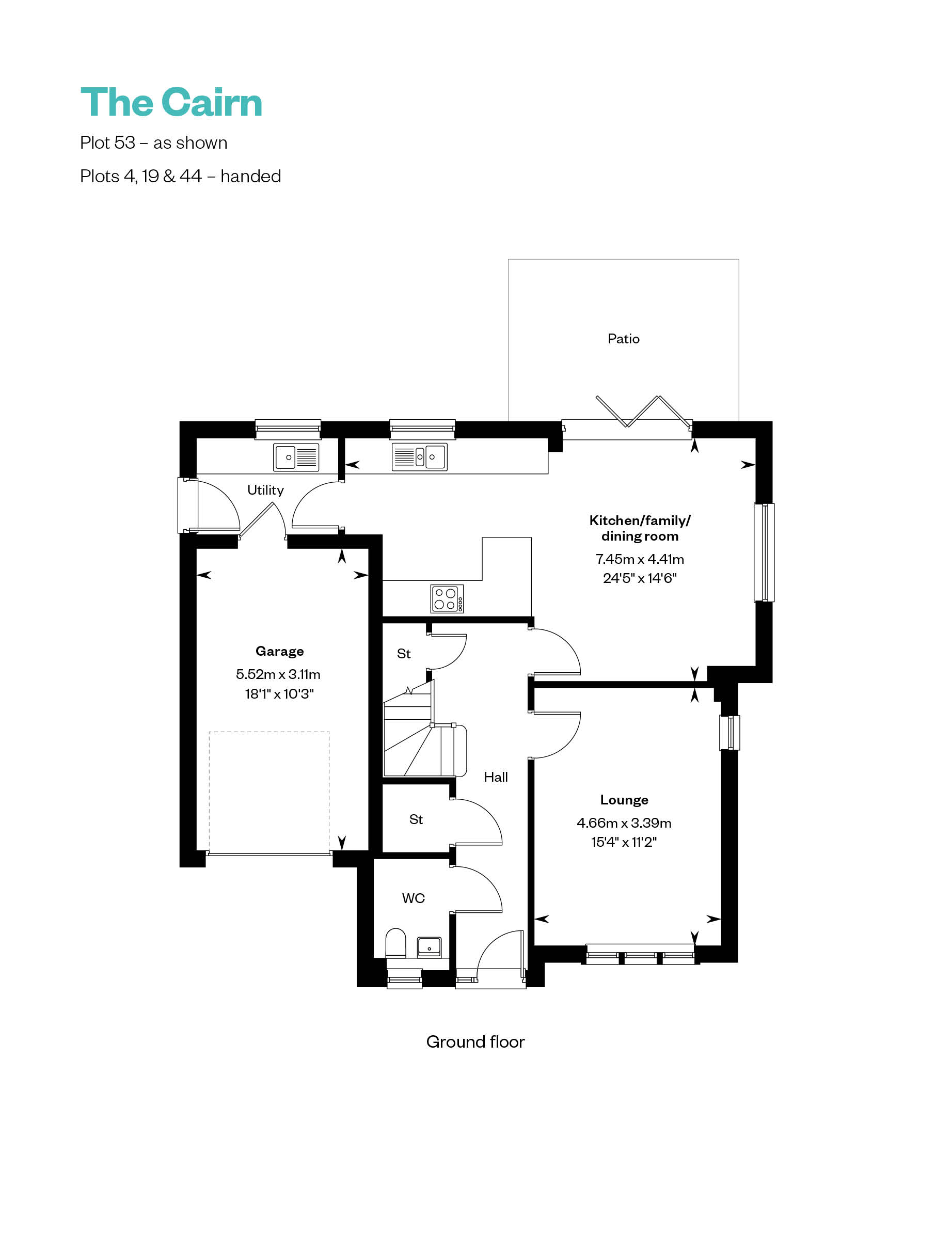 19, 2 Fluke Dub View, Dunbar, Eh42 1Bw floorplan