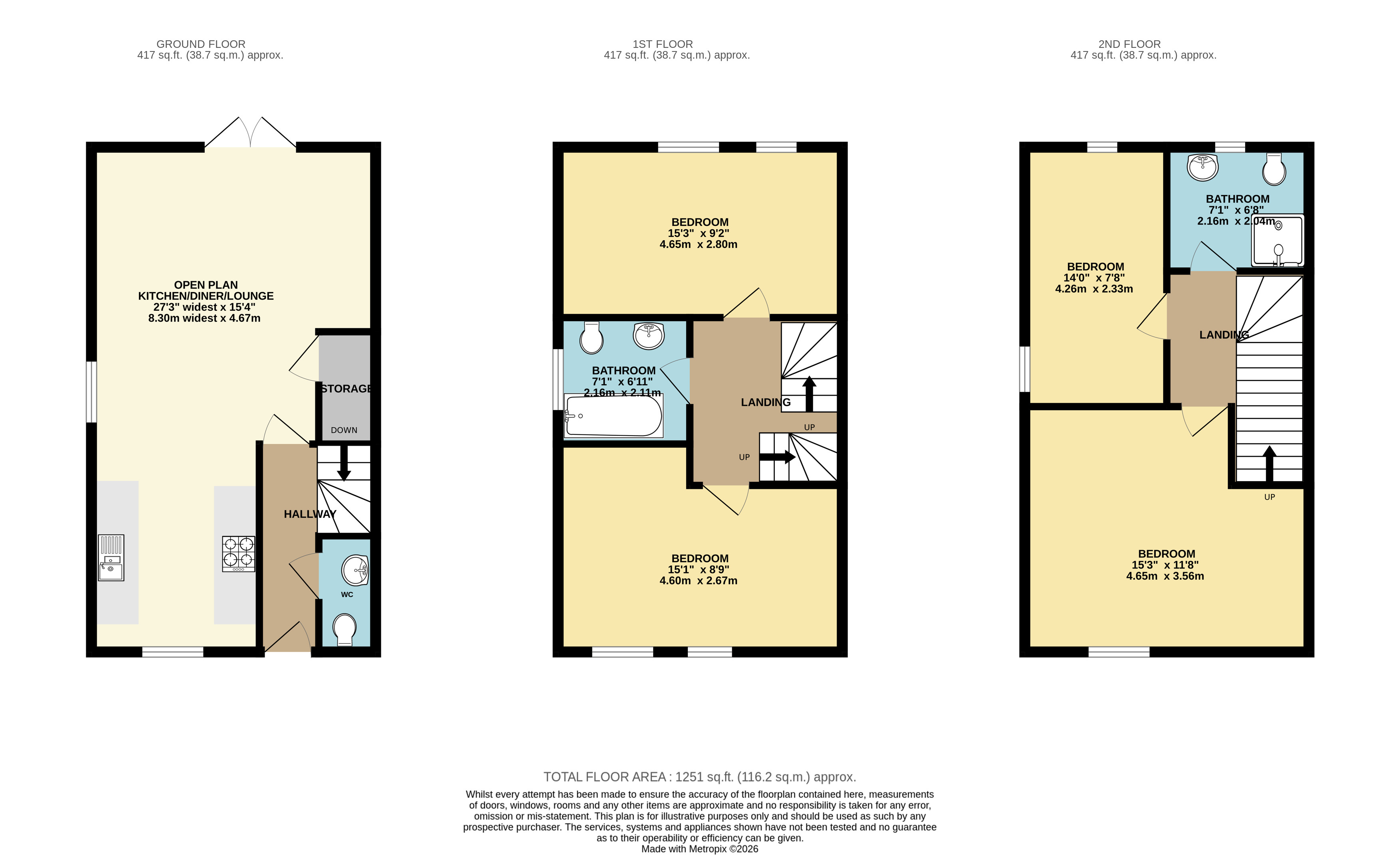 51, Cherry Paddocks, Cherry Willingham floorplan