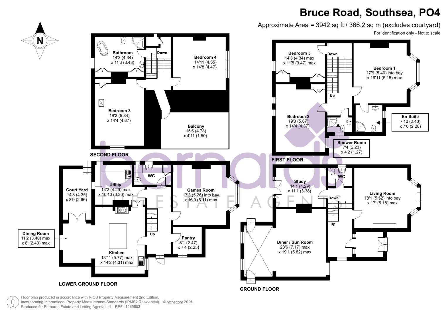 4, Bruce Road, Southsea floorplan