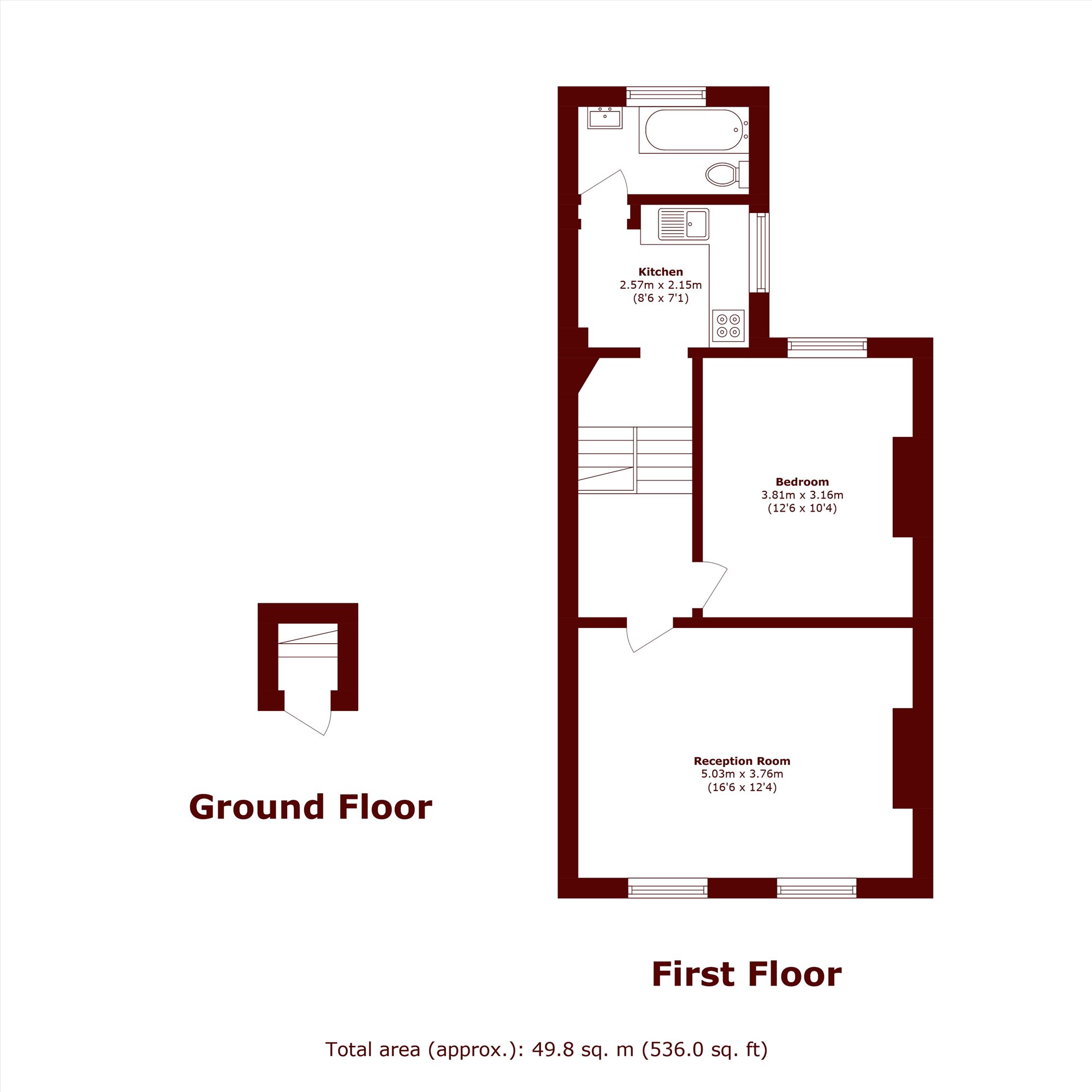 62c, Shardeloes Road, London floorplan