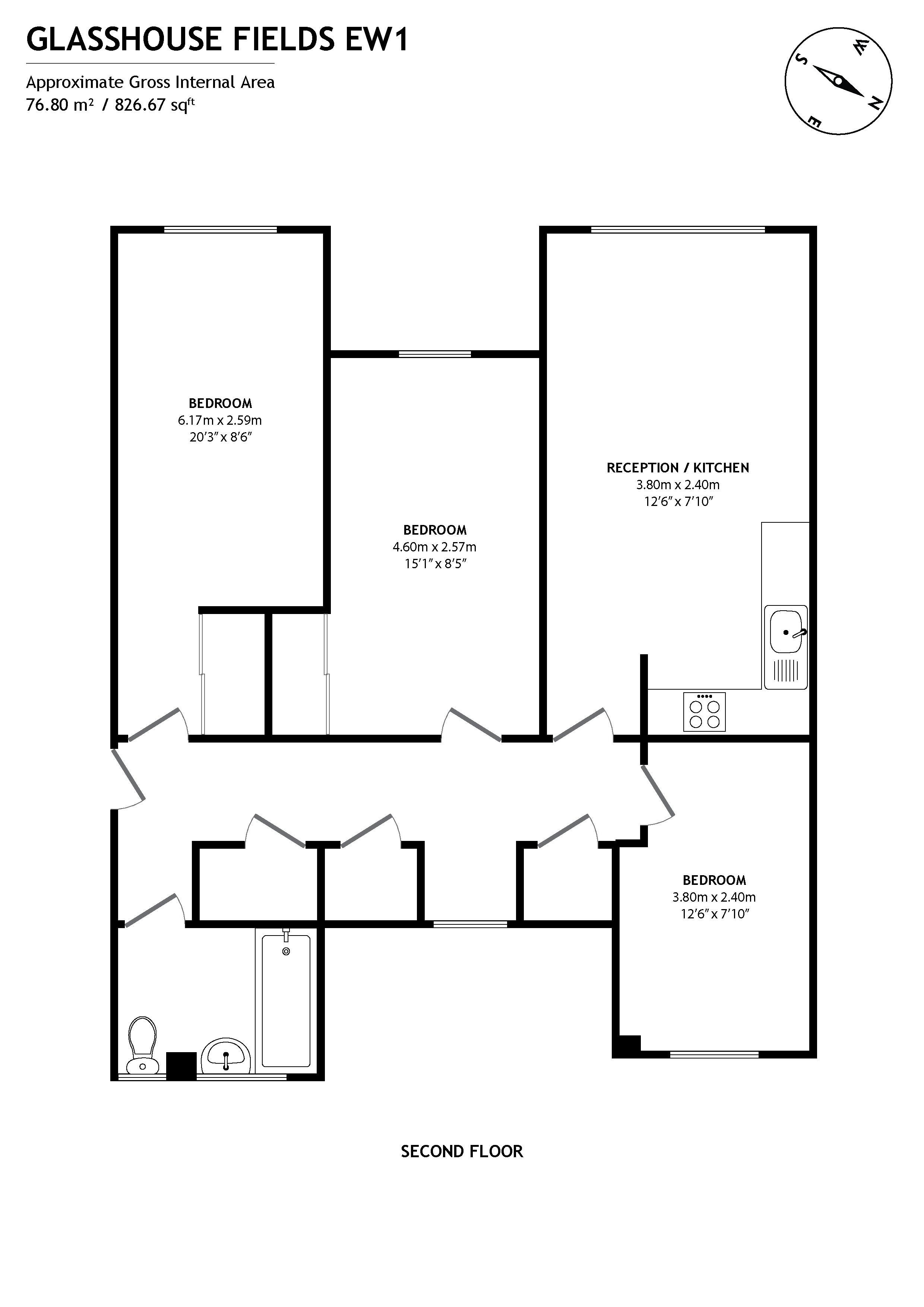 Glasshouse Fields, London floorplan