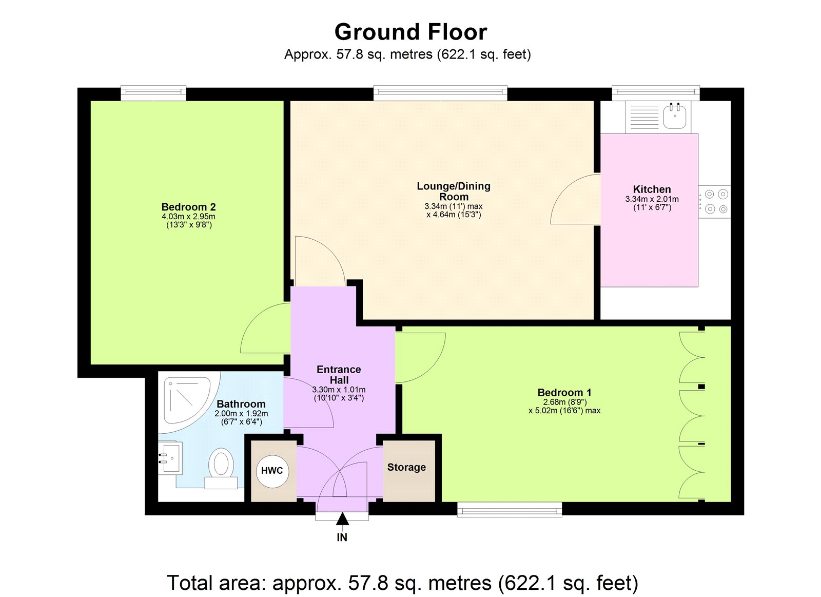4 Nightingale Lodge,, Cowper Road, Hertfordshire floorplan
