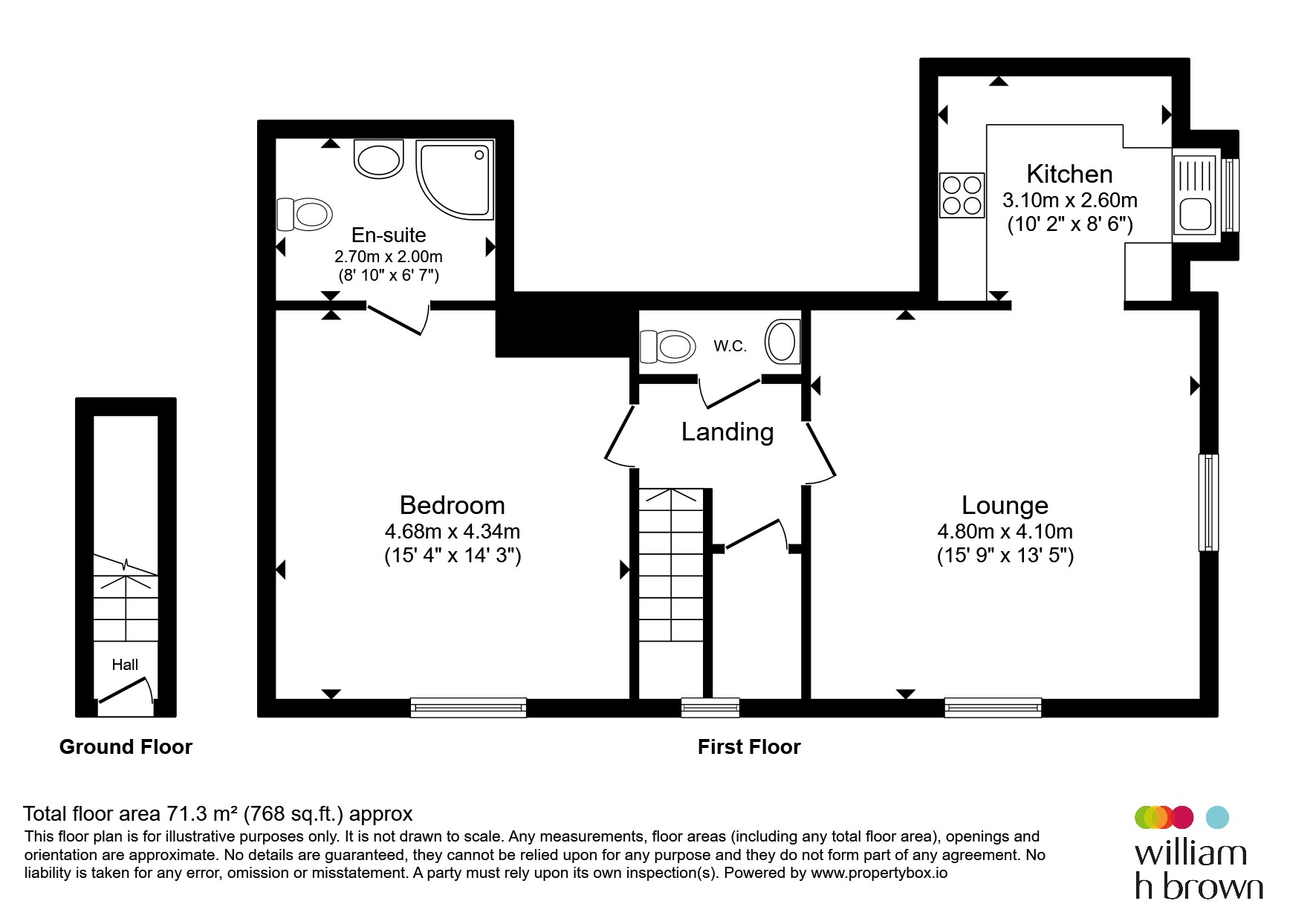 Flat 7, Haywards Court, Milton Road, Brentwood floorplan
