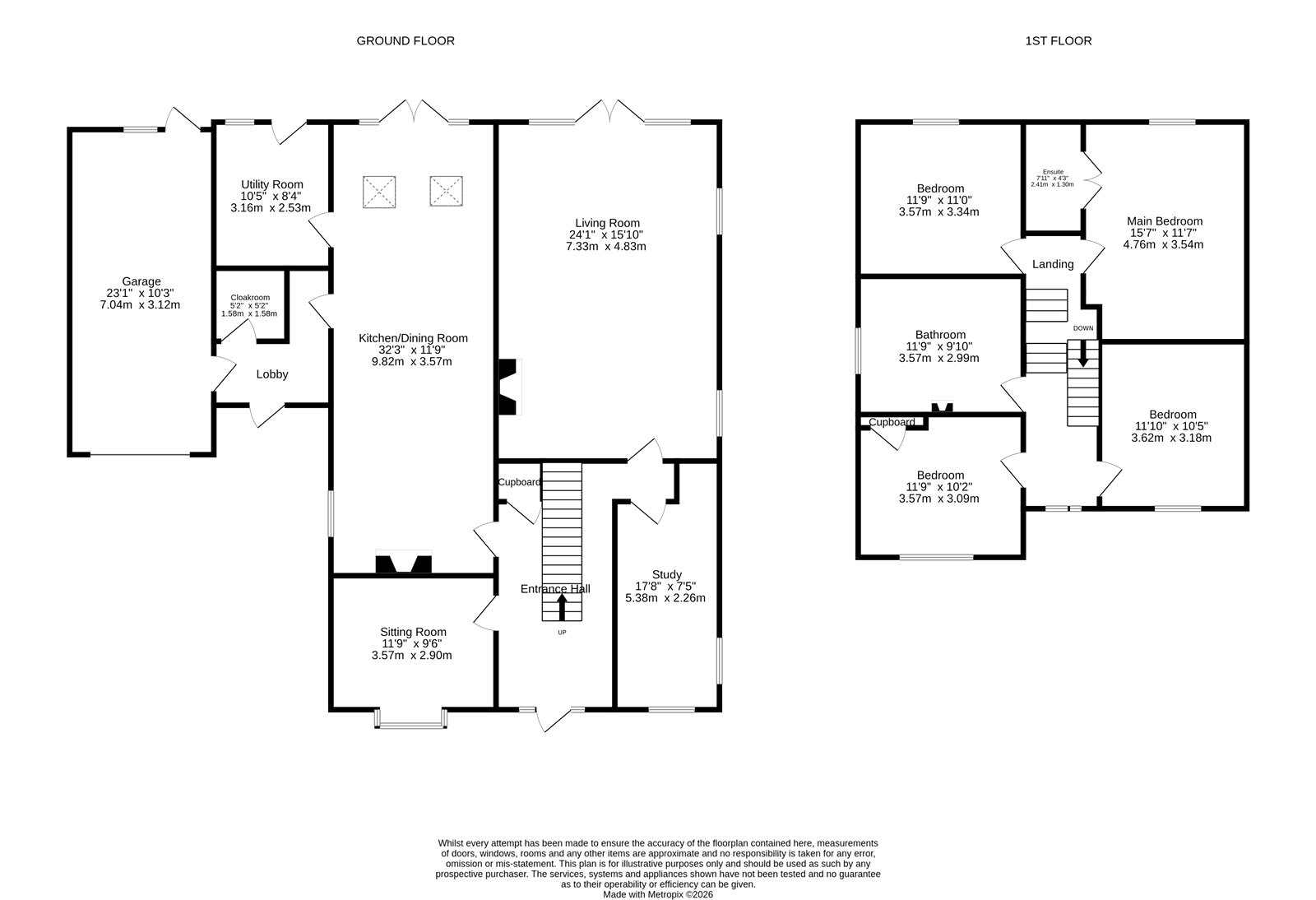 Elmhurst,, Boxted Church Road, Colchester floorplan
