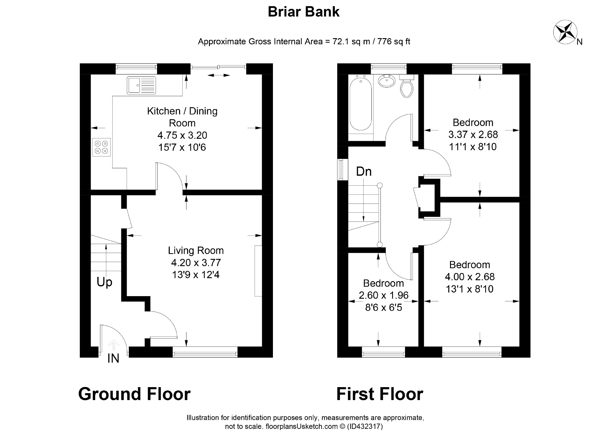 3 Bedrooms Semi-detached house to rent in Briar Bank Row, Fulwood, Preston PR2