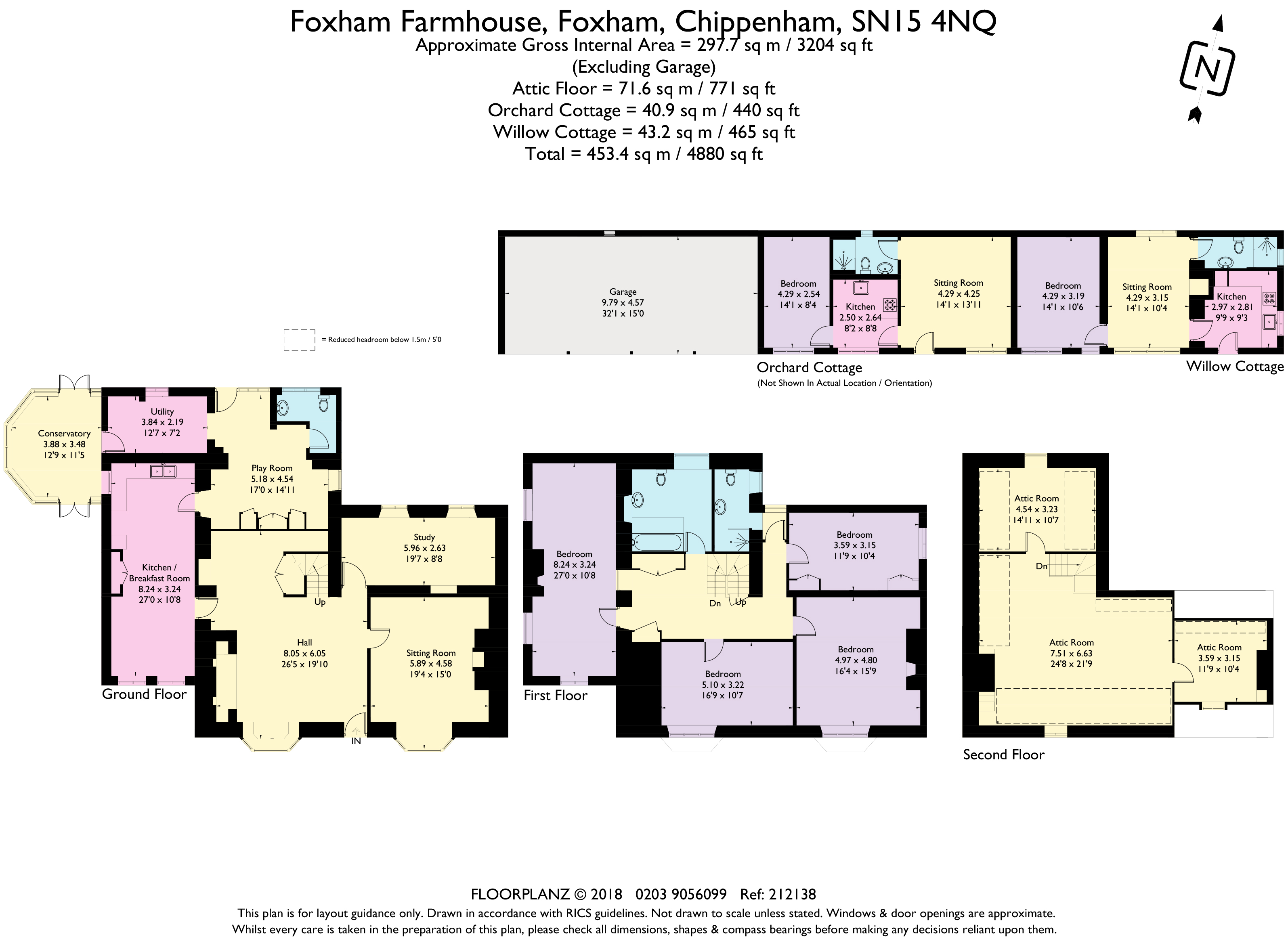 Foxham, Chippenham, Wiltshire SN15, 7 bedroom detached house for sale