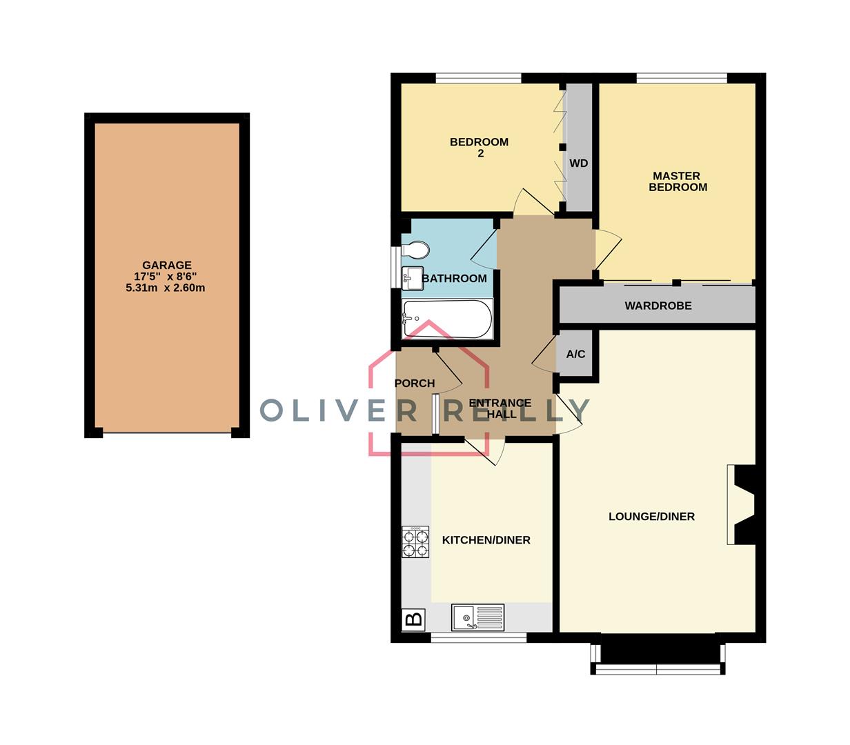 10, Clayton Close, Newark floorplan