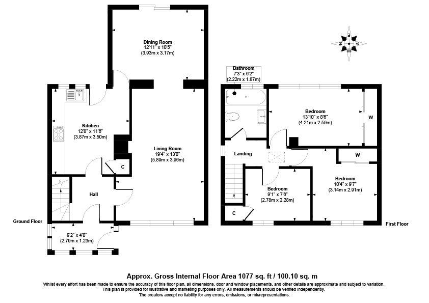 10, Willow Crescent, Glenrothes floorplan