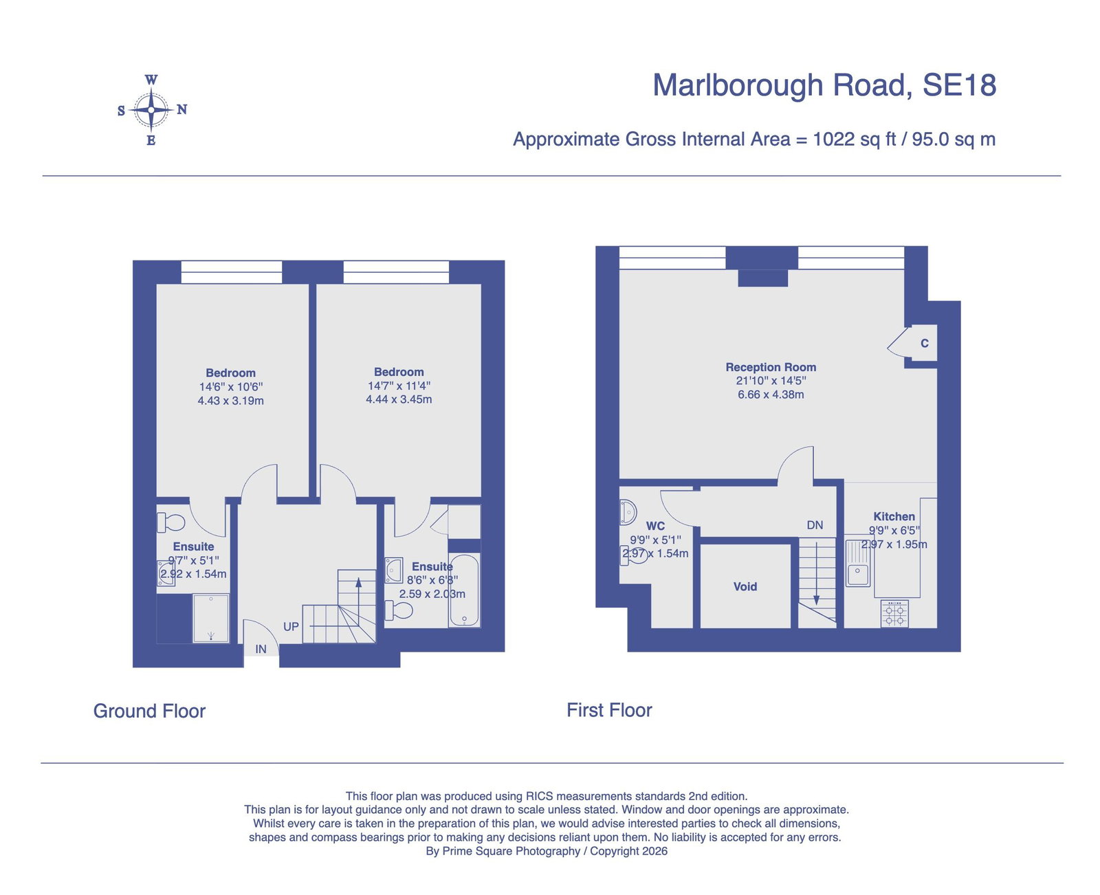 Building, 47,Flat 14, Marlborough Road, London floorplan