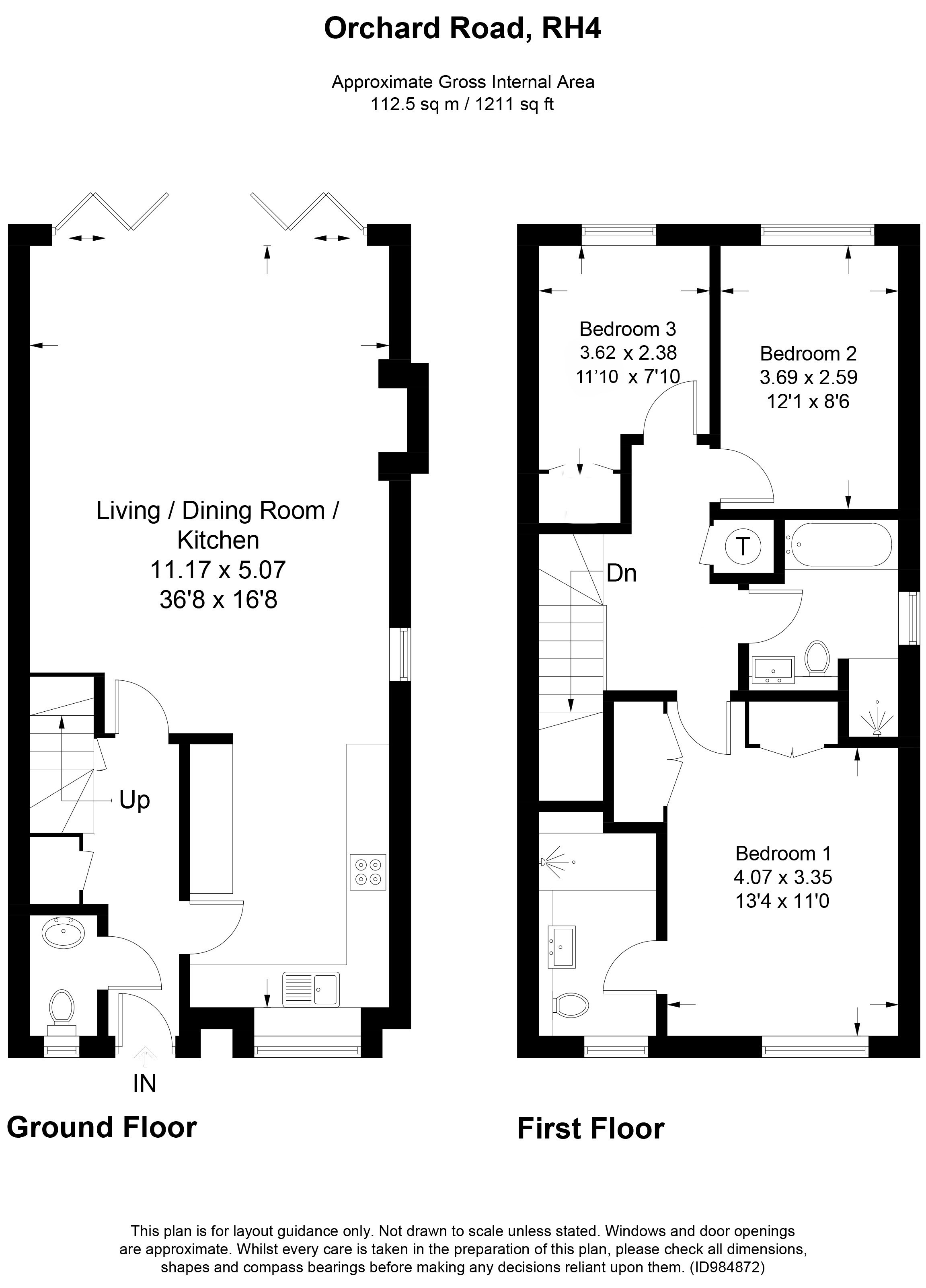 Victoria Cottage, Orchard Road, Dorking floorplan