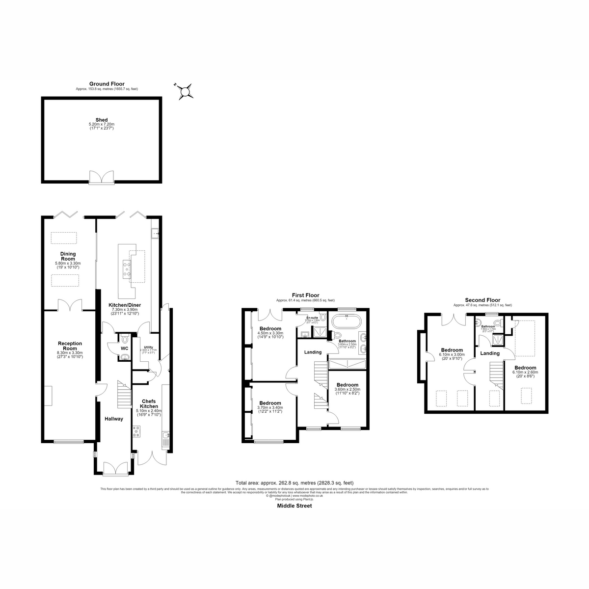 School Knotts, Middle Street, Nazeing floorplan