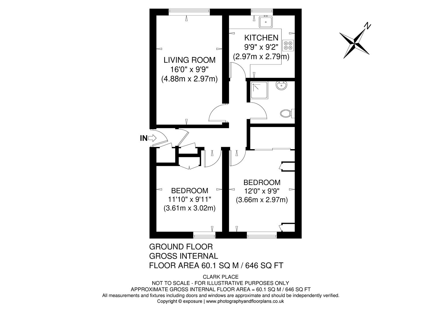Clark Place, Edinburgh floorplan