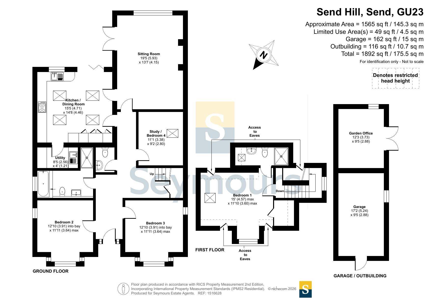 The Gables,, Send Hill, Surrey floorplan