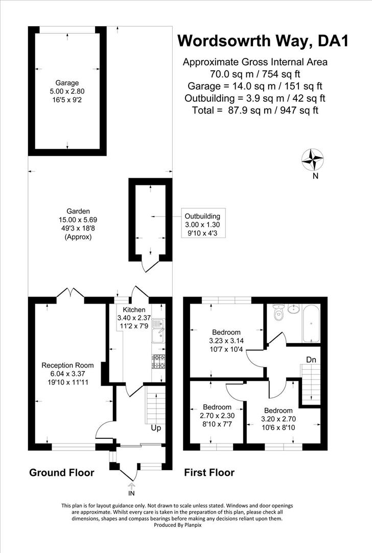 31, Wordsworth Way, Dartford floorplan