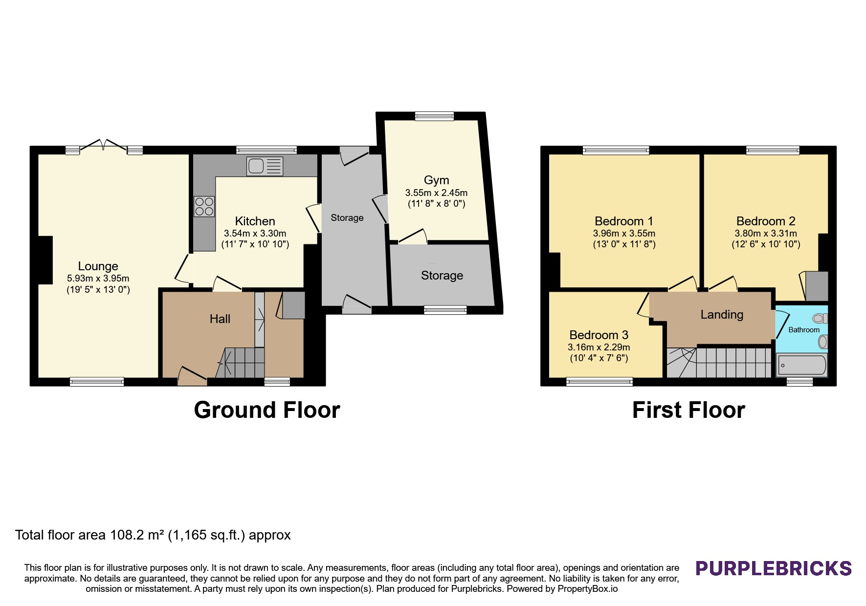 13, Oak Avenue, Lancaster floorplan