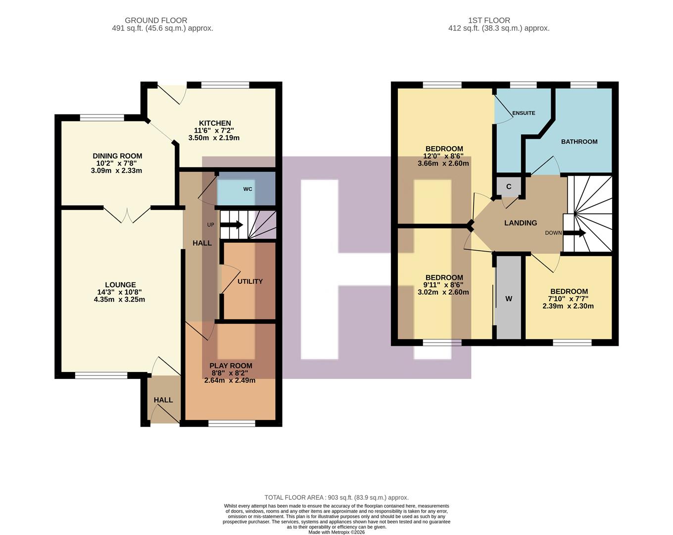 8, Leazon Hill, Stockton-On-Tees floorplan