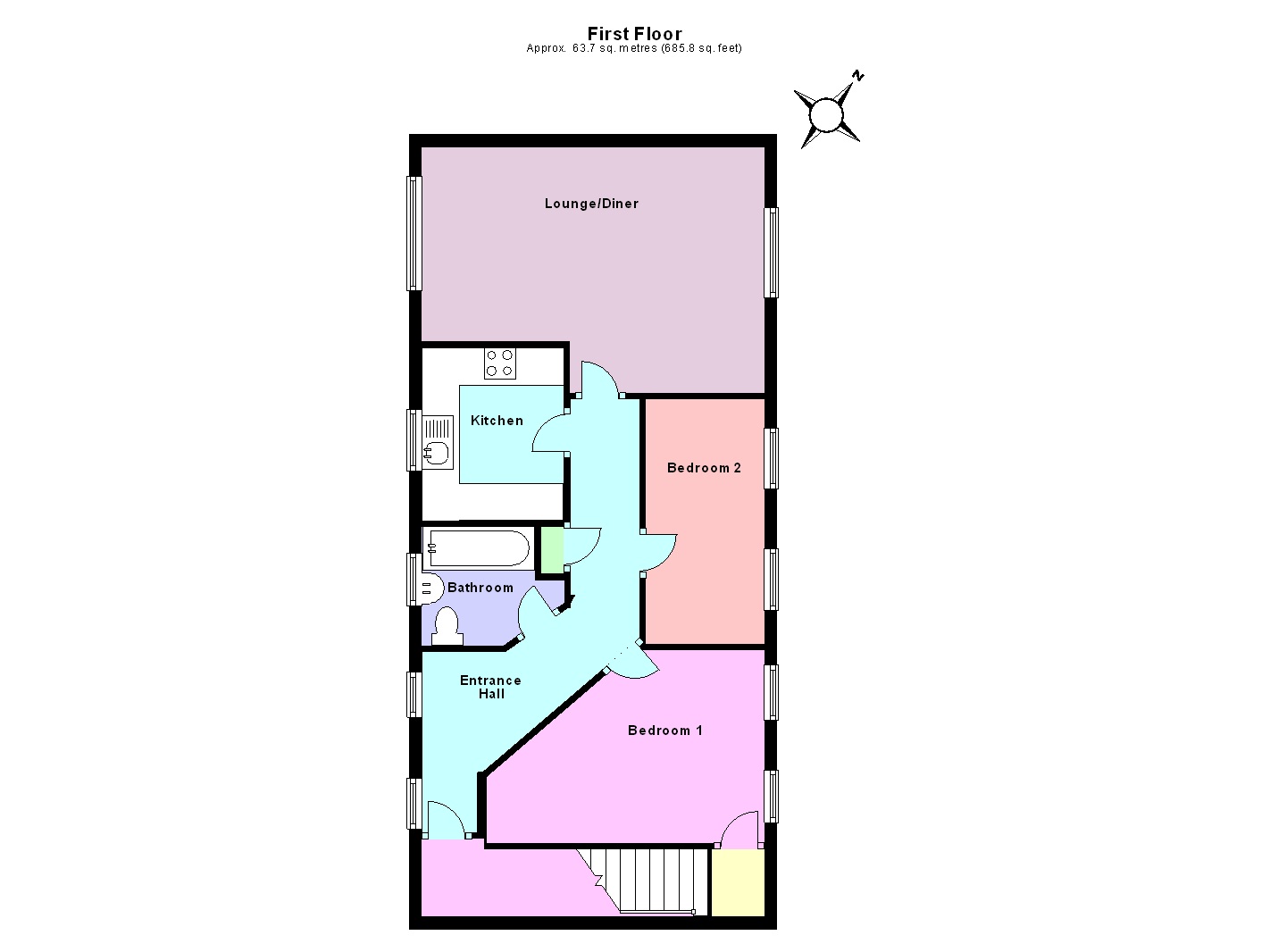 17 Excelsior Court, Scarborough Street, Irthlingborough floorplan