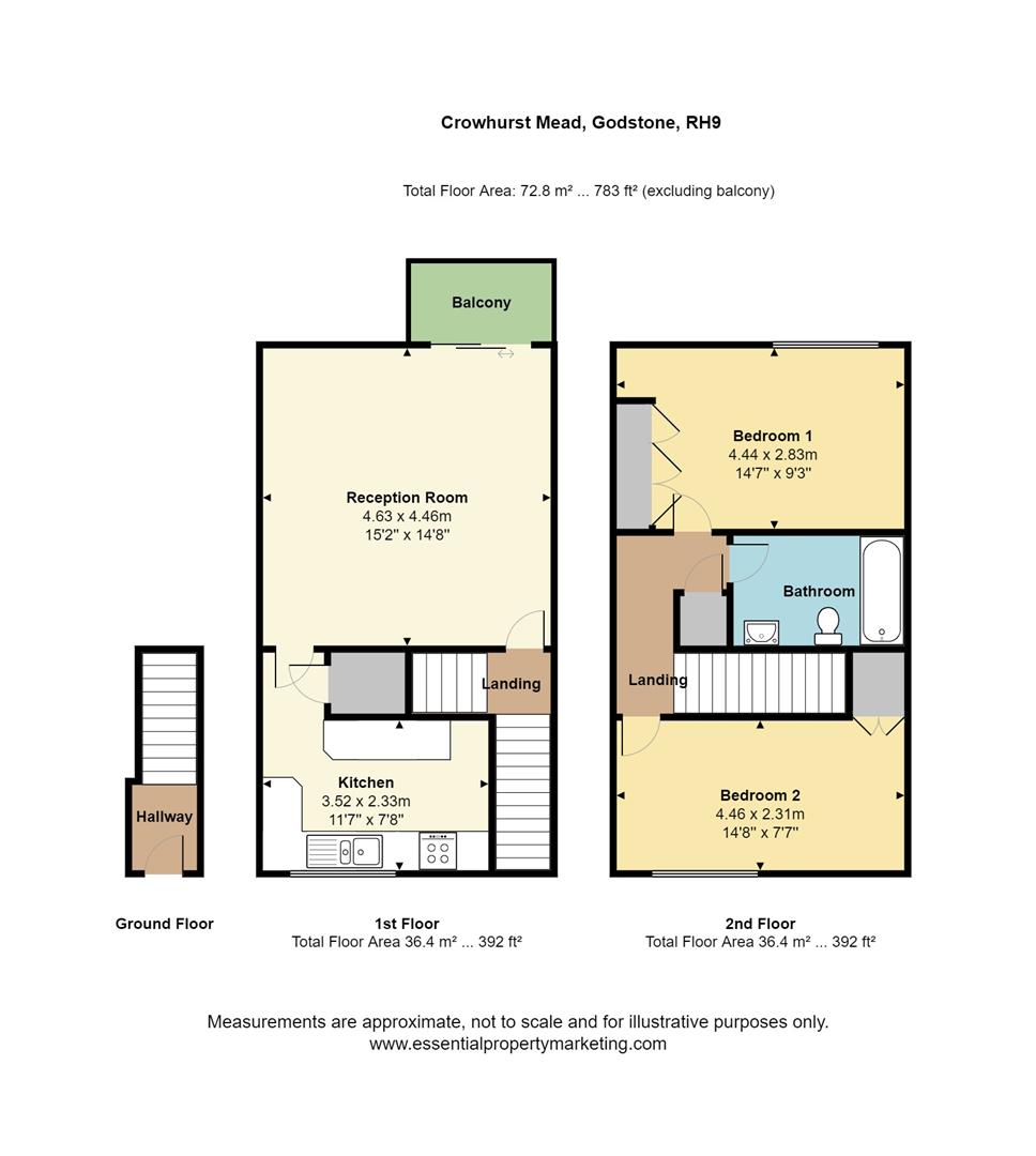 9, Crowhurst Mead, Godstone floorplan