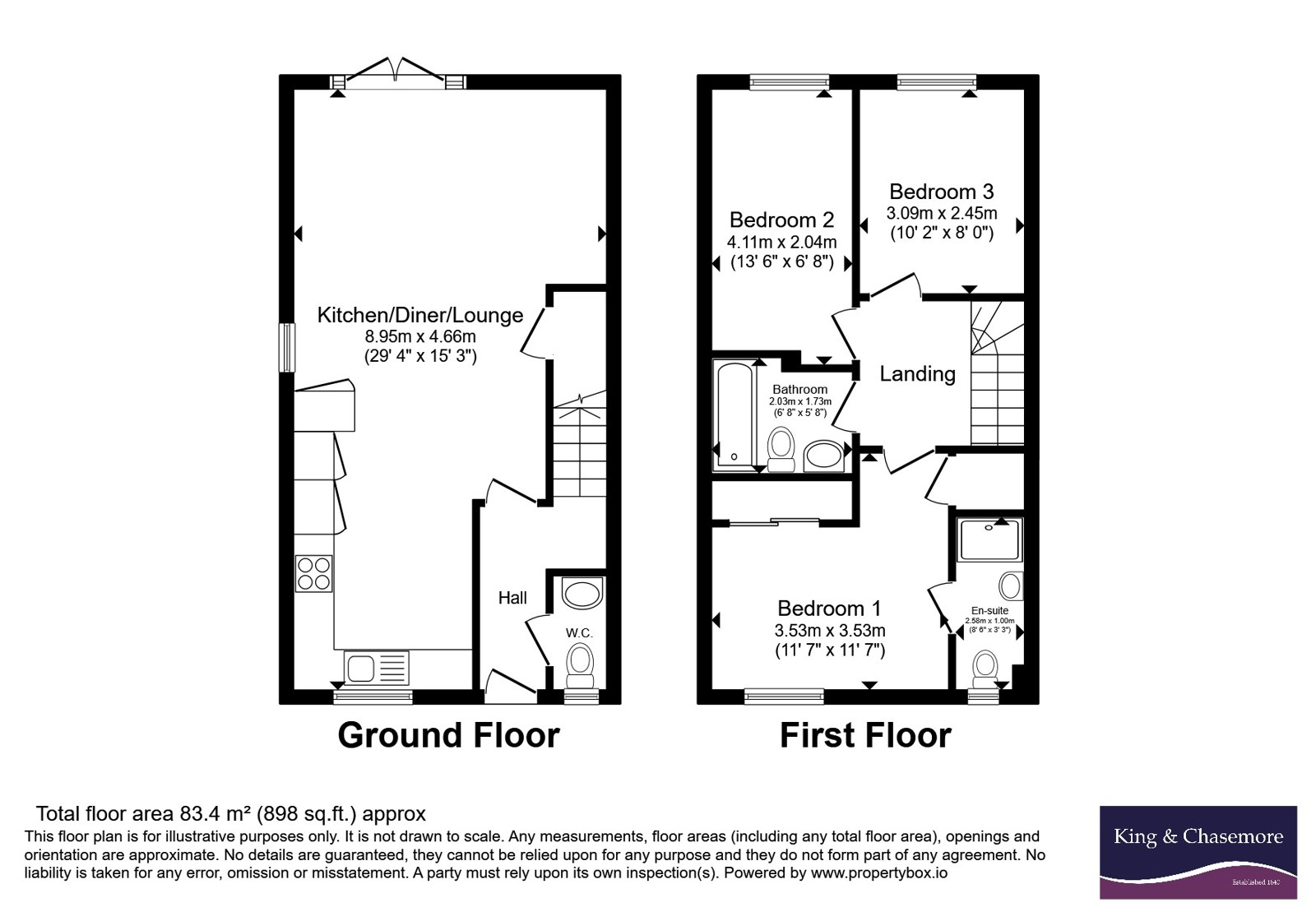 21, Farrier Way, Arundel floorplan