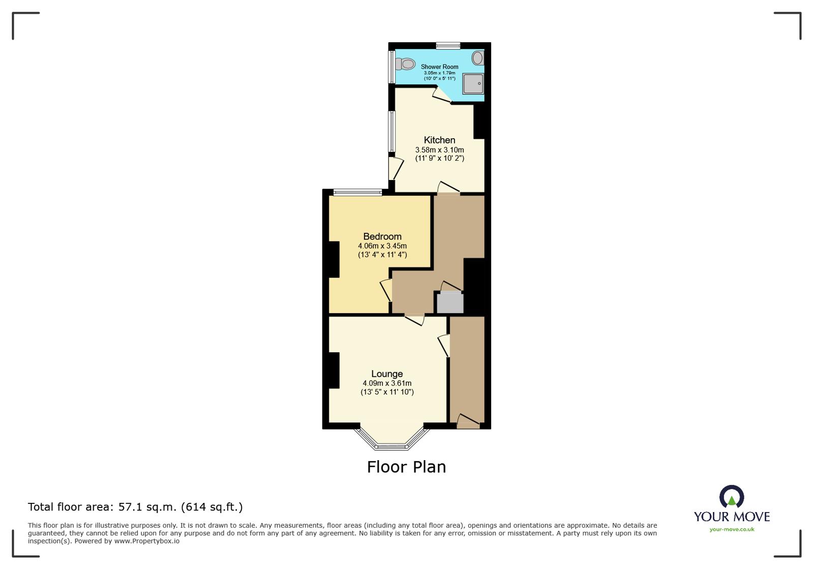 89, Station Road, East Sussex floorplan
