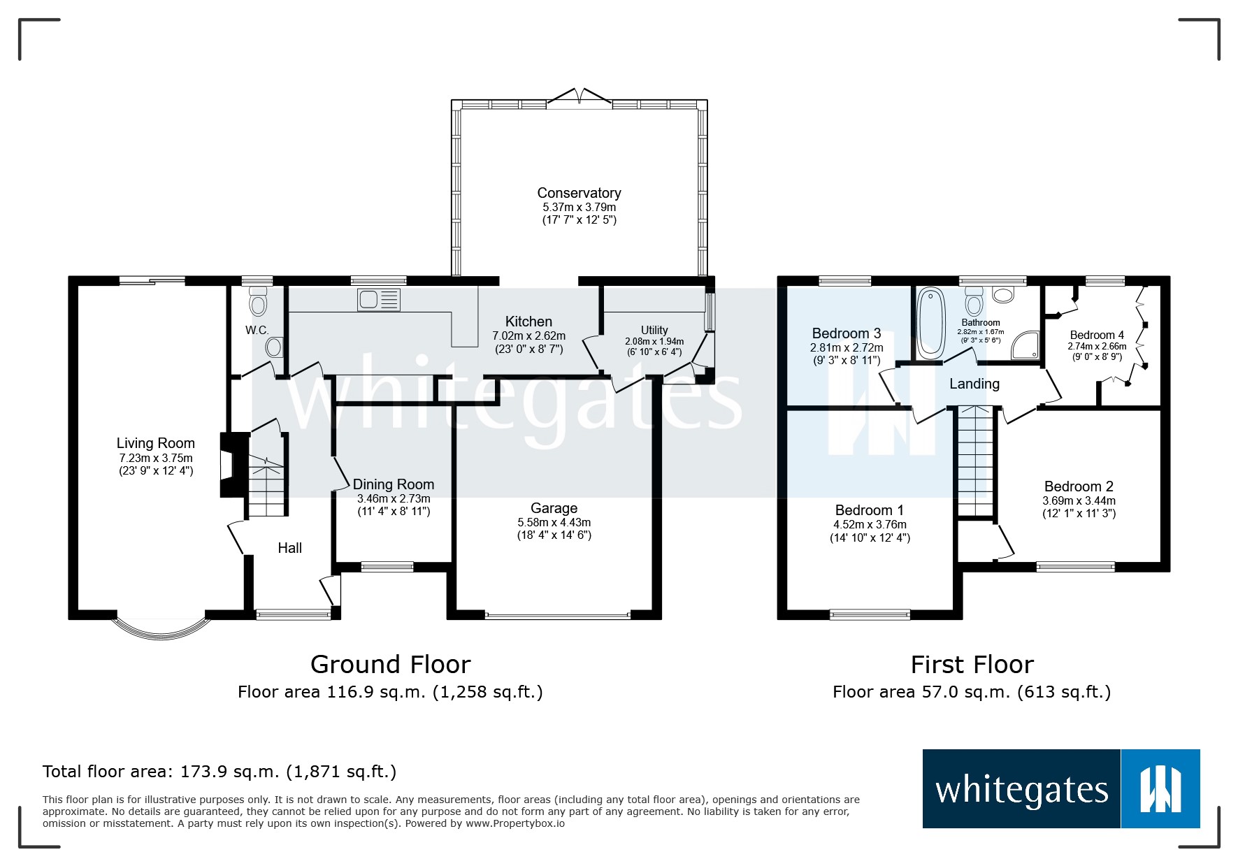 23, Ladygates, Crewe floorplan