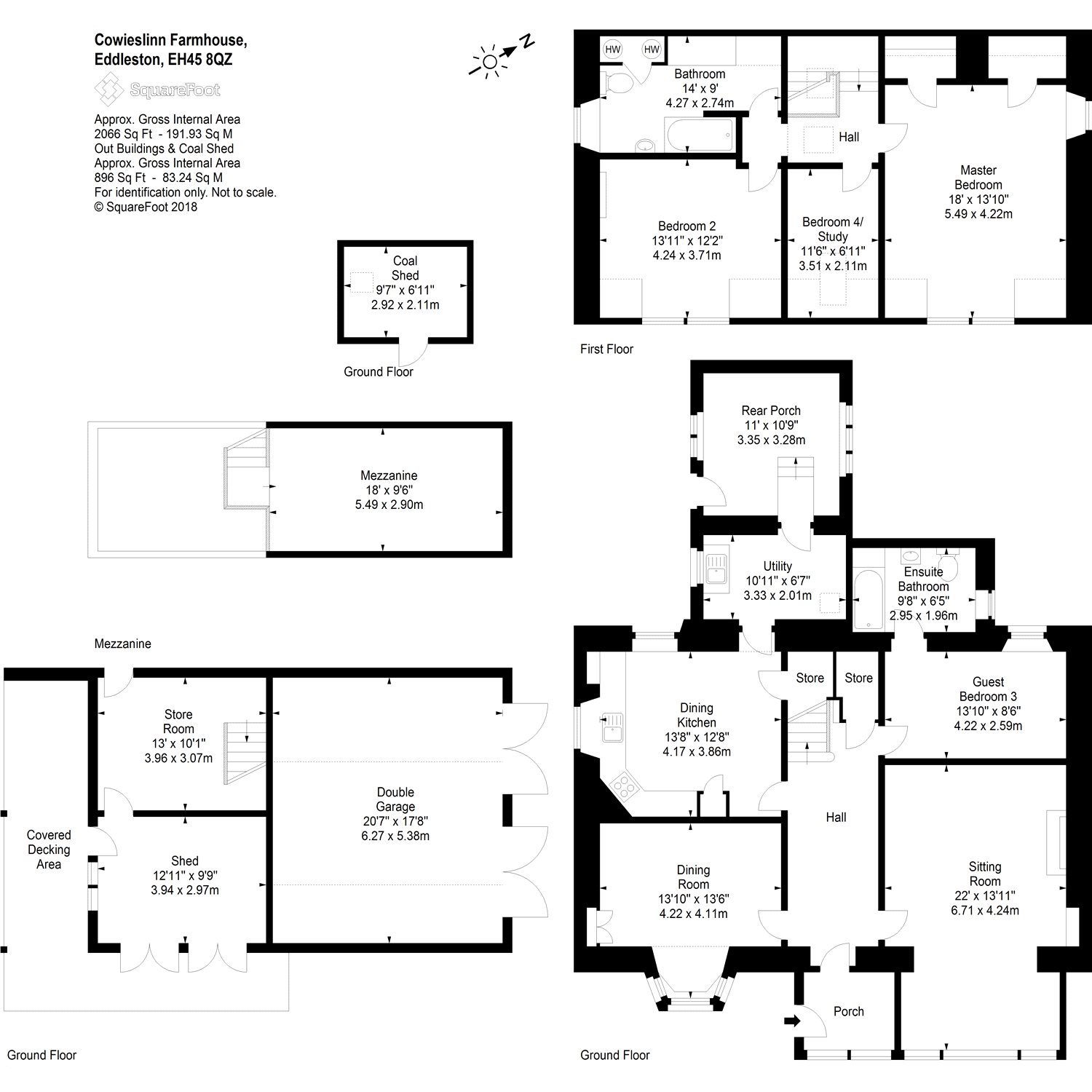 4 Bedrooms Detached house for sale in Cowieslinn Farmhouse, Eddleston, Peebles EH45