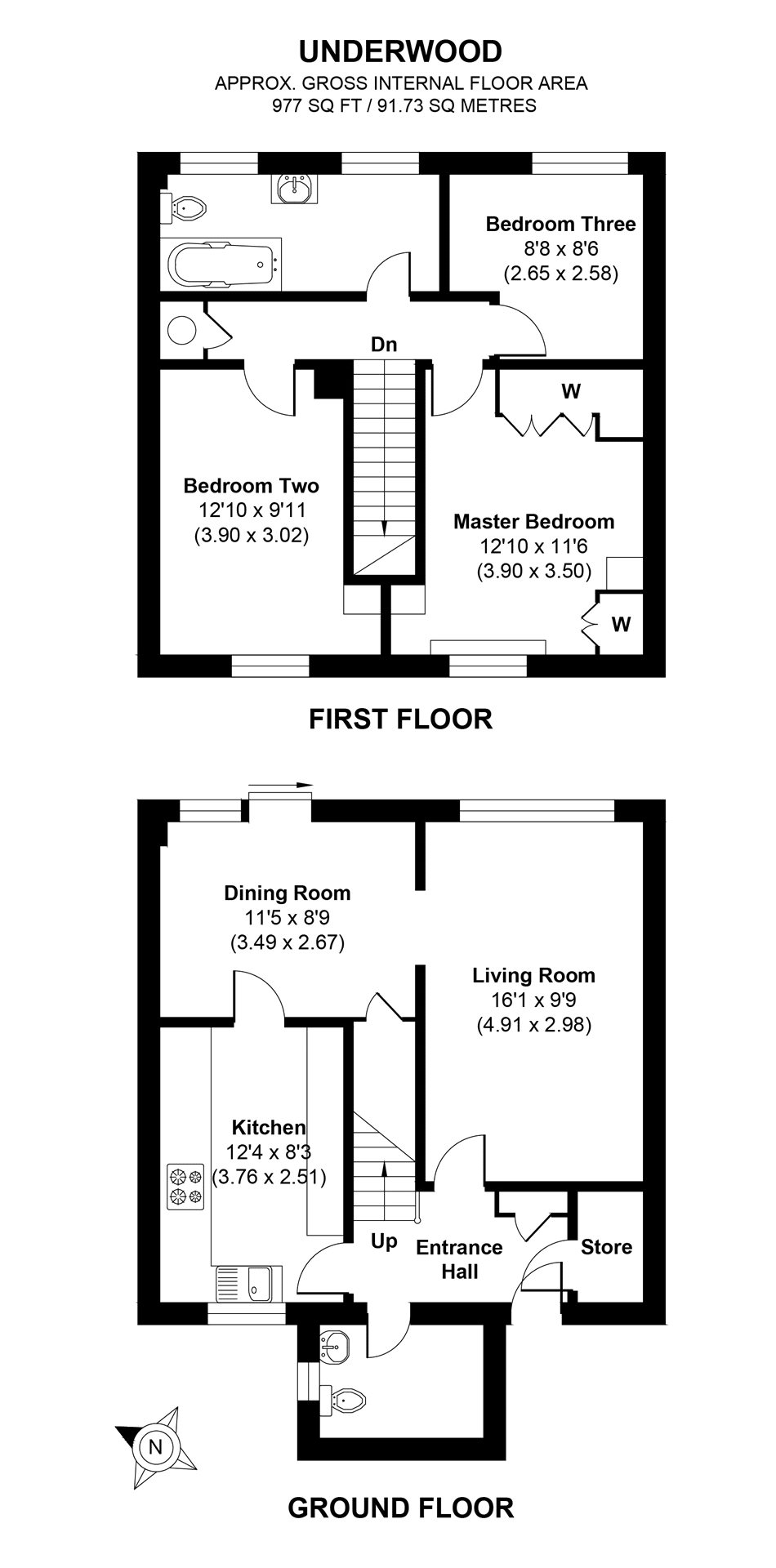 3 Bedrooms Terraced house to rent in Underwood, Bracknell, Berkshire RG12