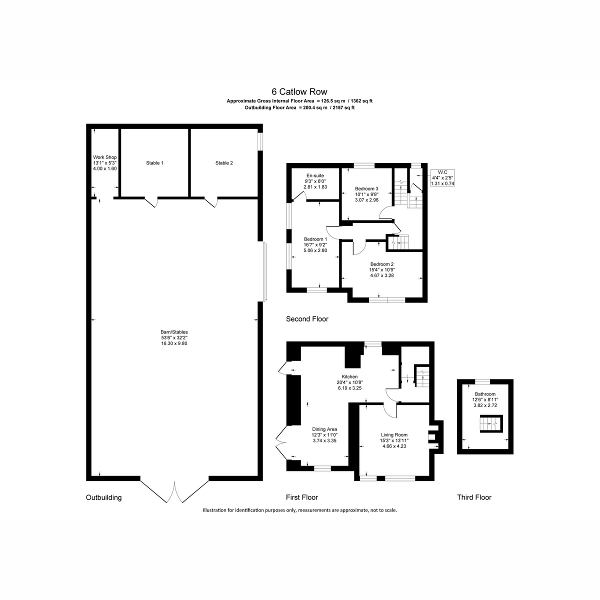 6, Catlow Row, Burnley floorplan