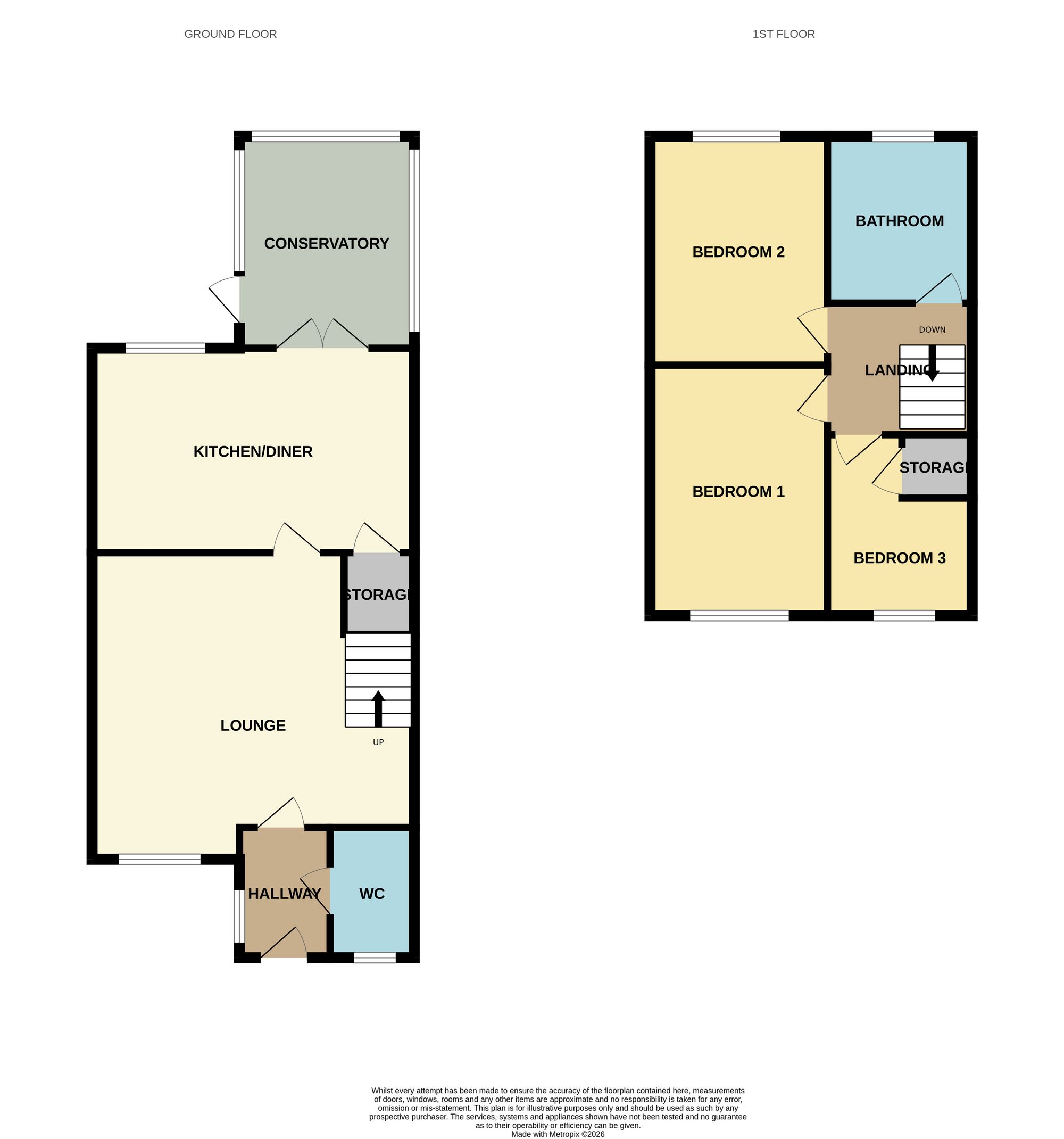 6 Huntsman Lane, Carlisle floorplan