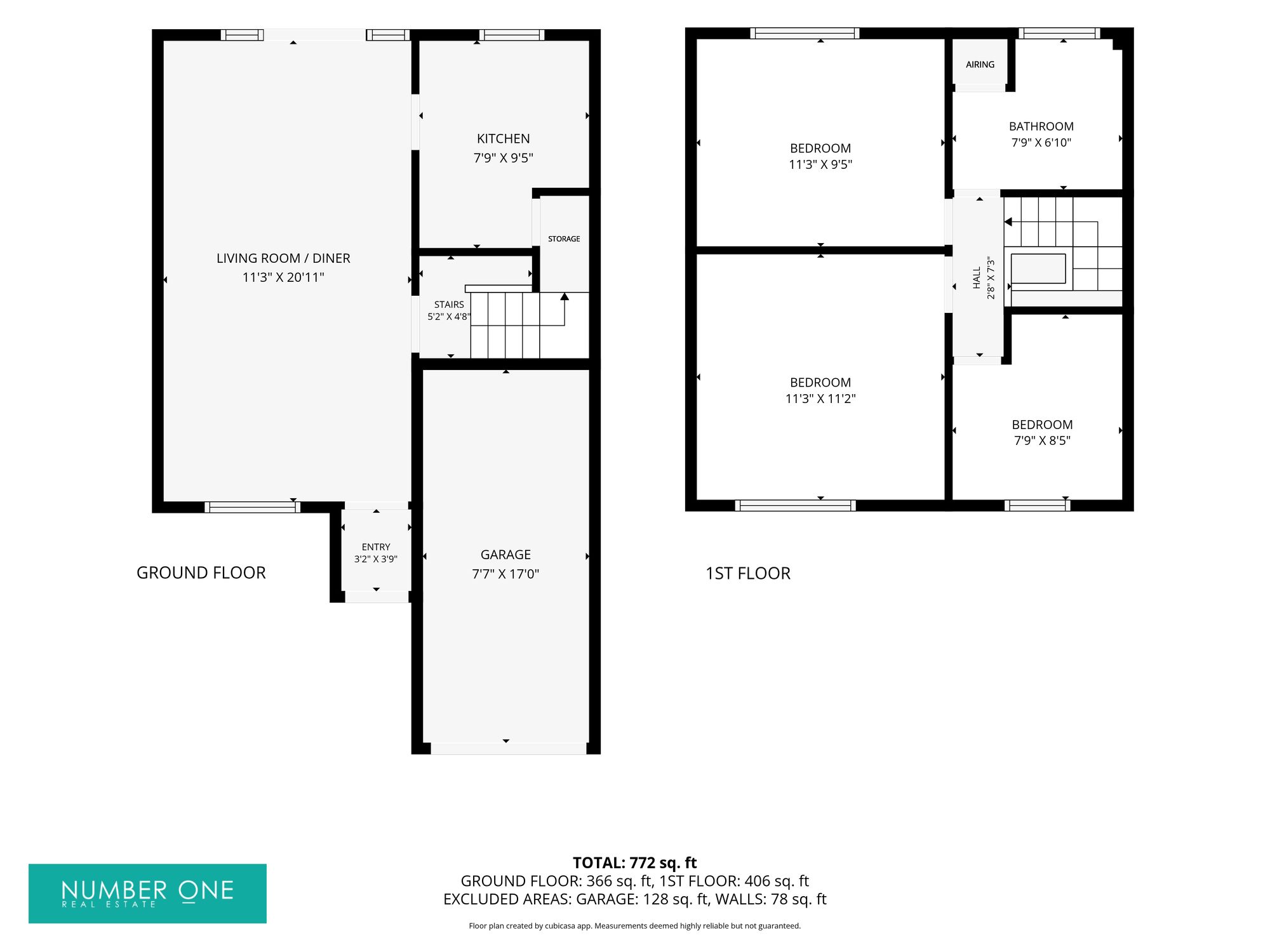 39 Mountside, Newport floorplan