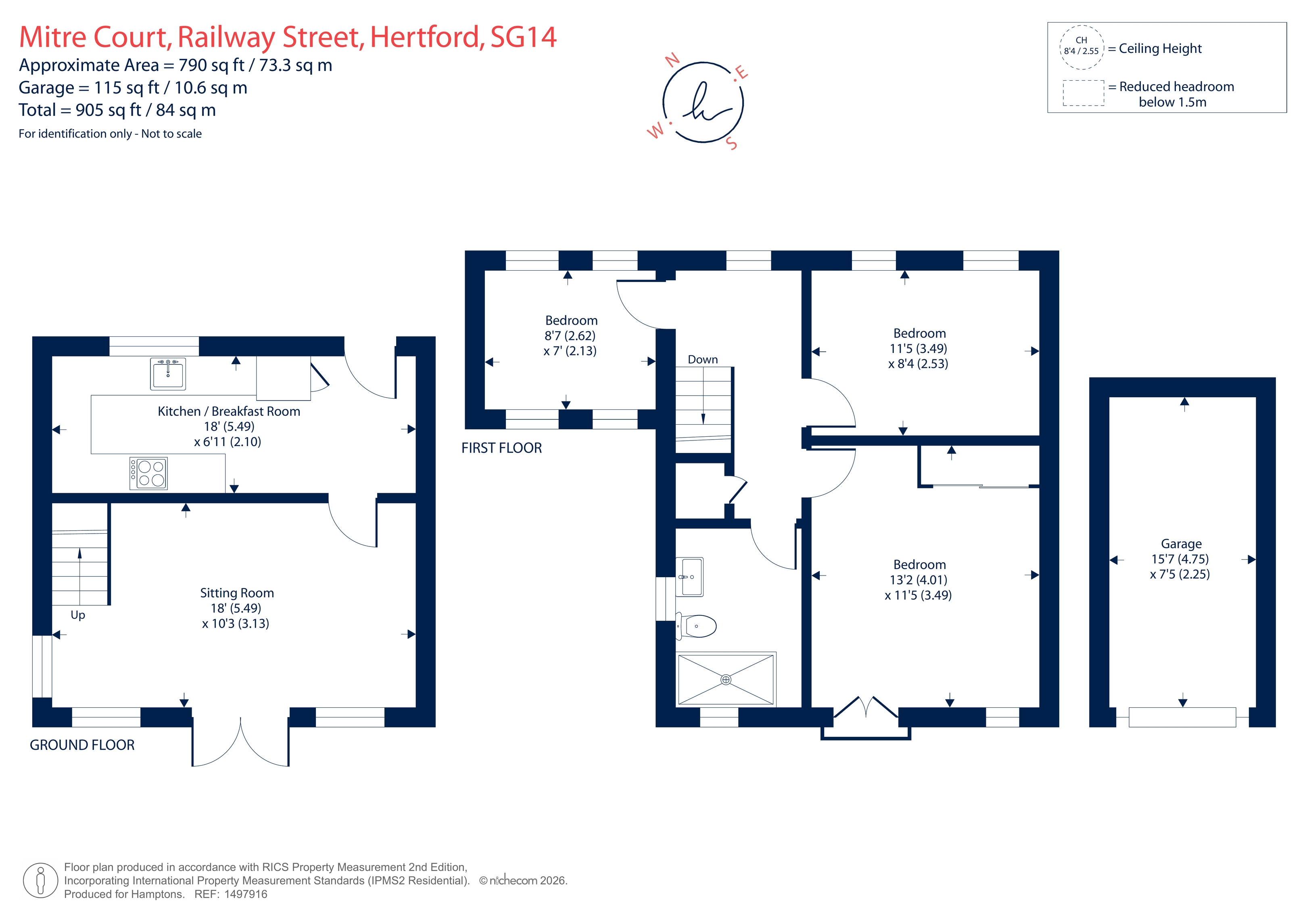 73, Mitre Court, Railway Street, Hertford floorplan