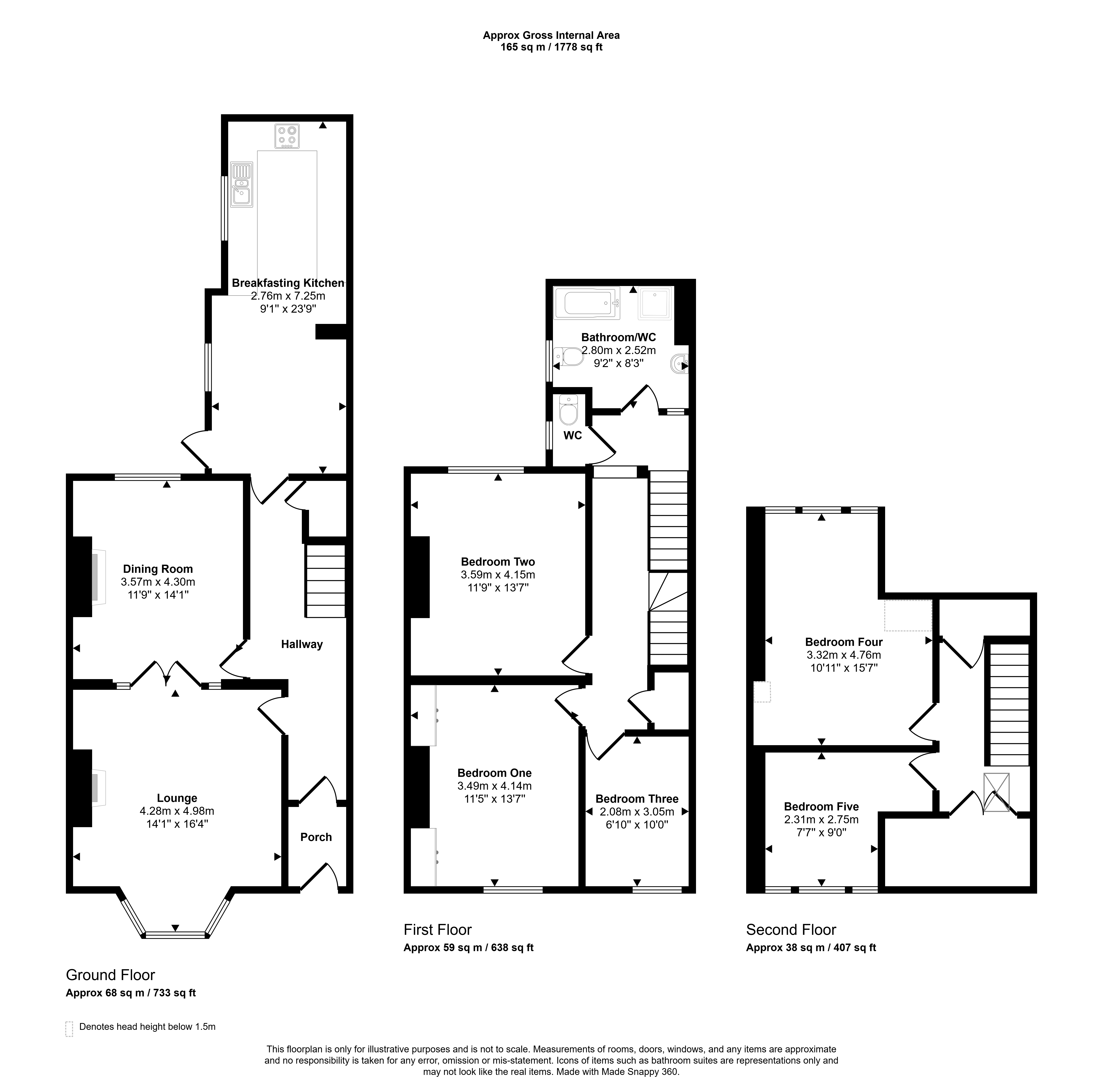 624, Welbeck Road, Newcastle upon Tyne floorplan
