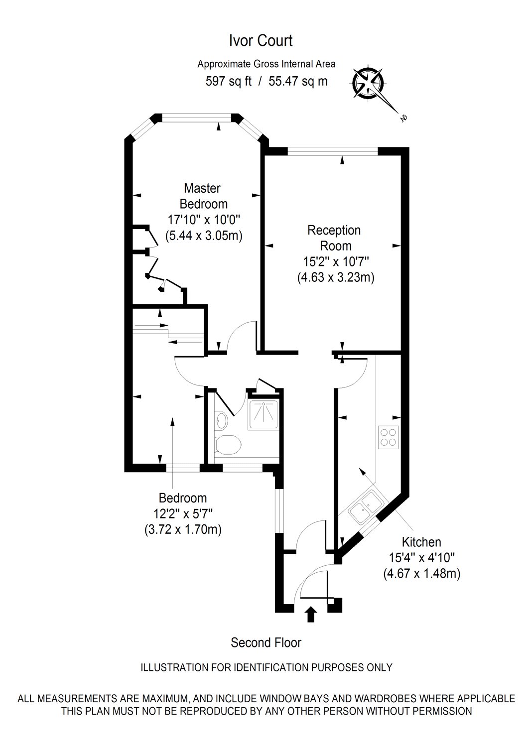 2 Bedrooms Flat to rent in Ivor Court, Gloucester Place, London NW1