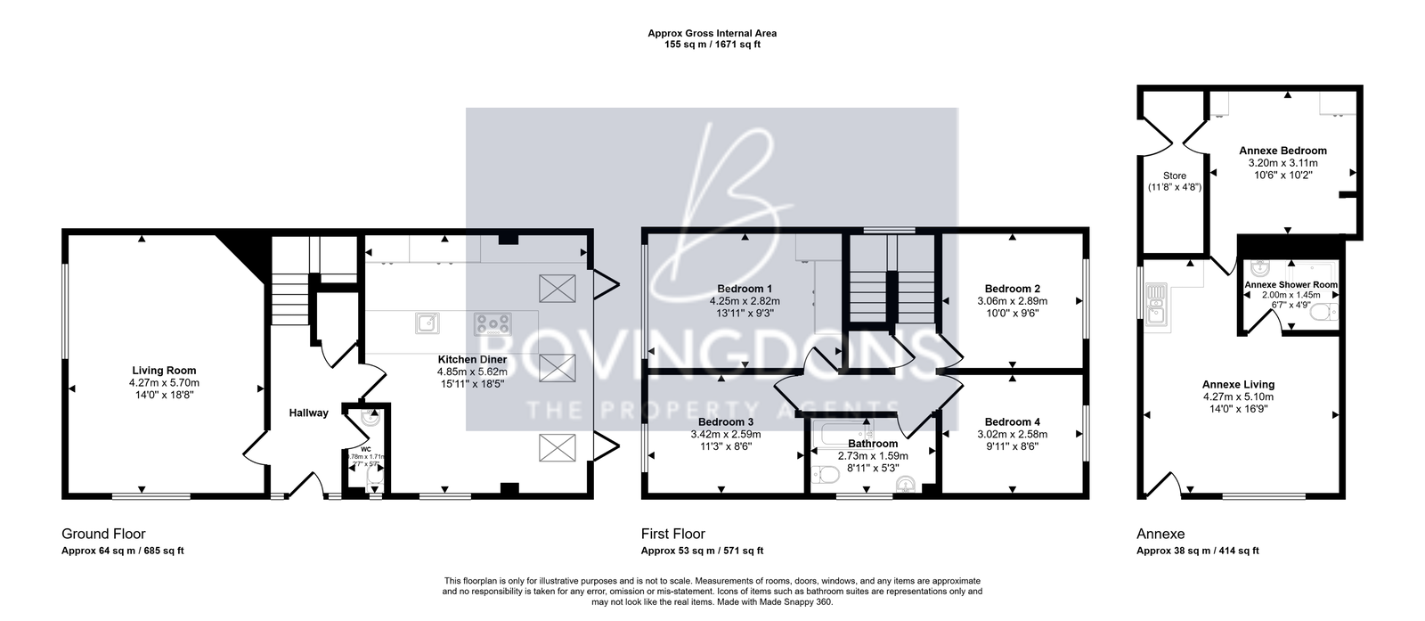 64a, Townsend, Soham floorplan