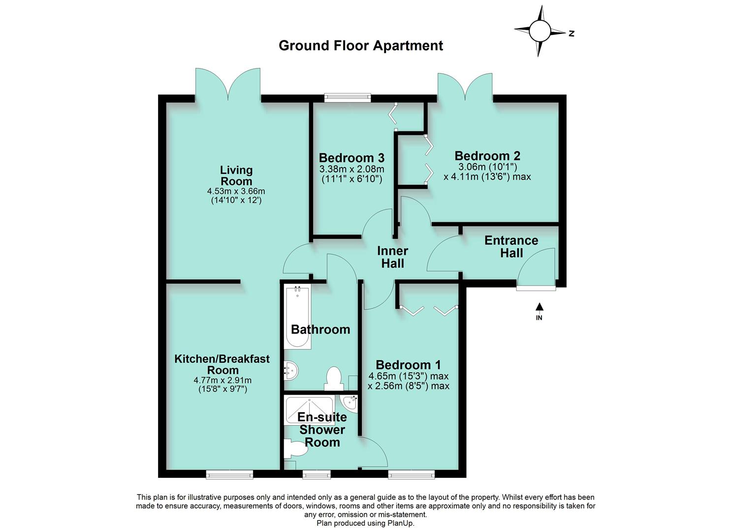 Flat 10 The Pines, 157a, Midland Road, Wellingborough floorplan