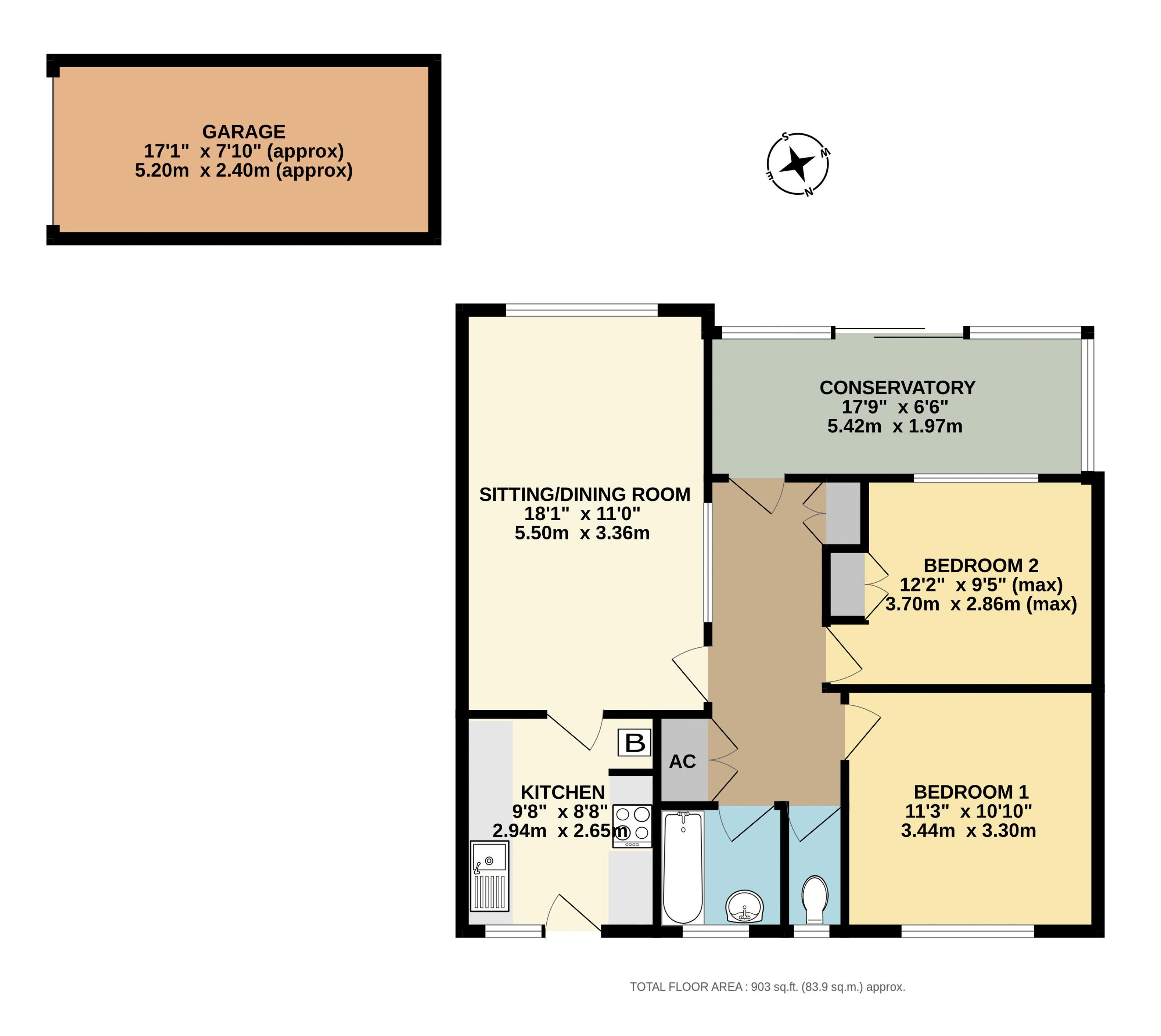 63, Glynswood, Chard floorplan