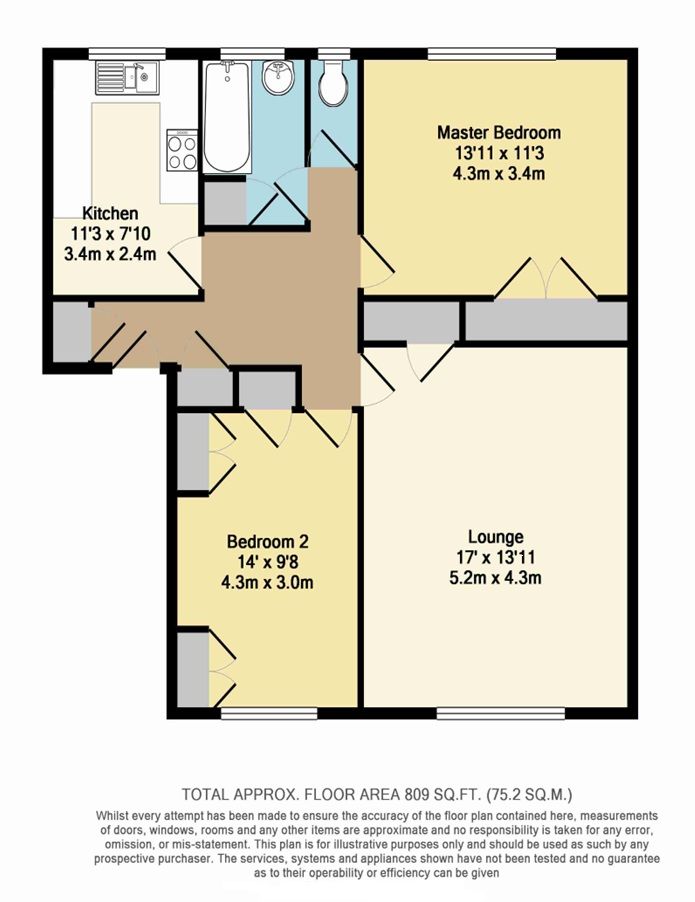 3, Russettings, Hatch End floorplan