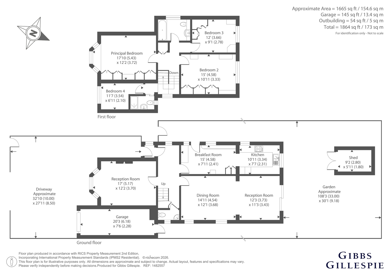 46, Park View, Middlesex floorplan