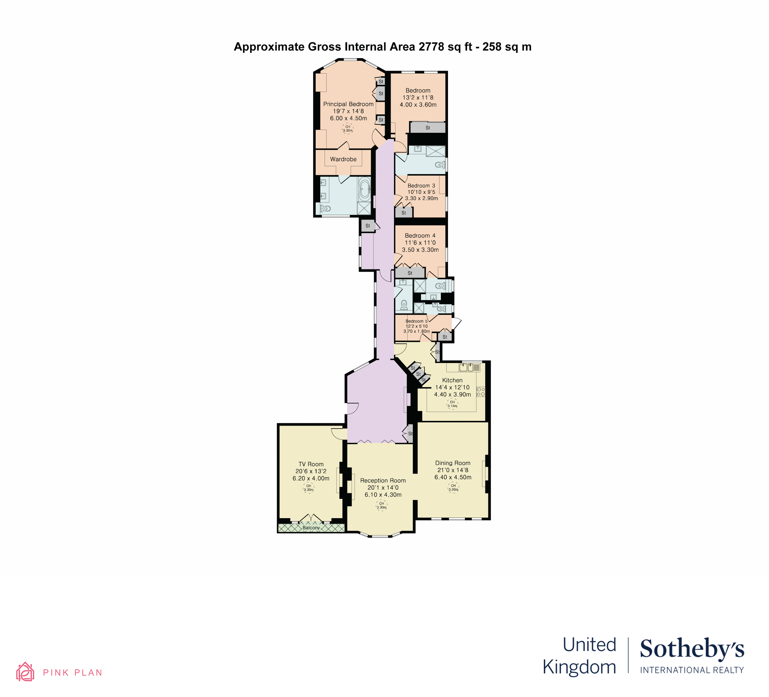 92, Prince Albert Road, St John's Wood floorplan