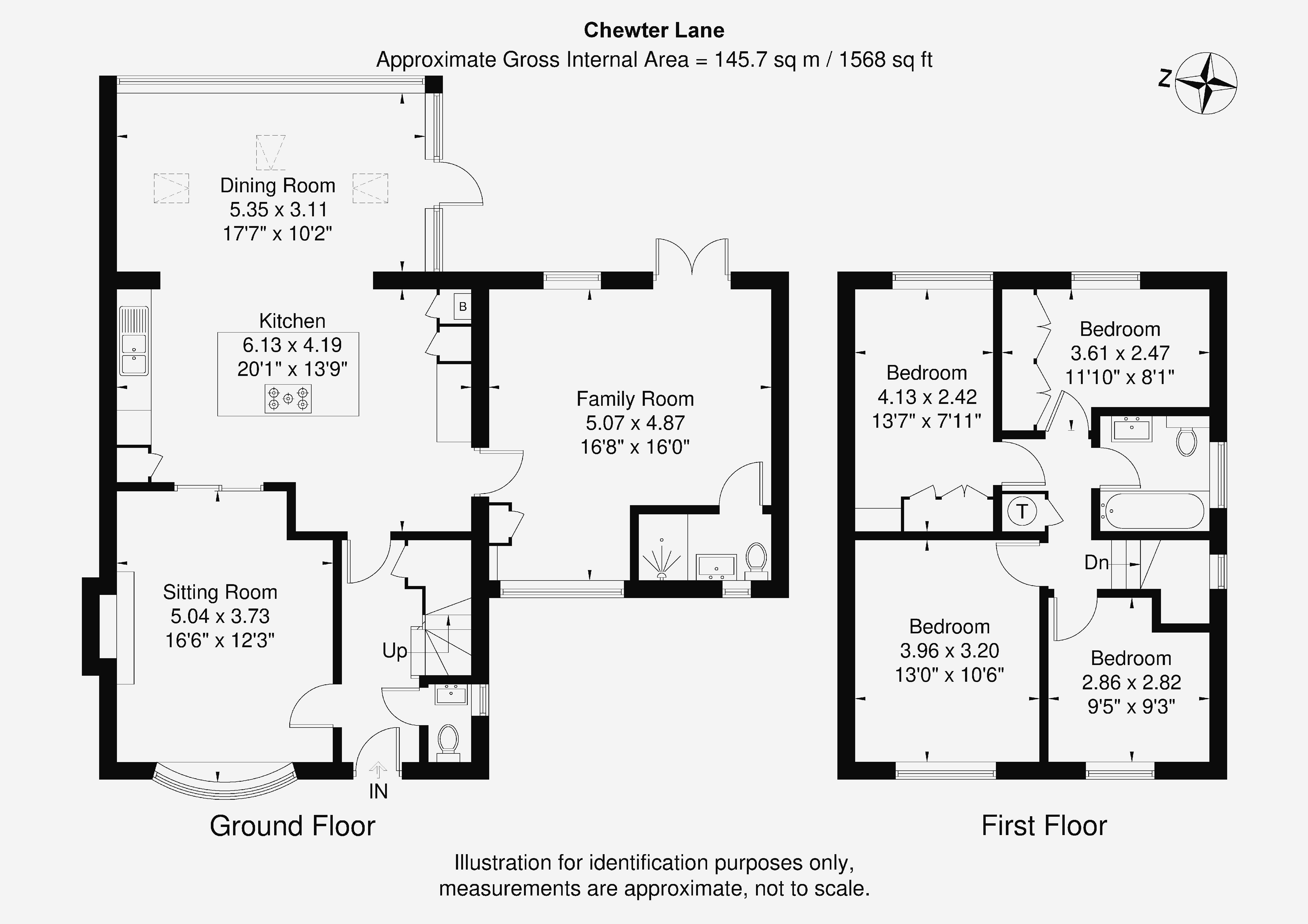 13, Chewter Lane, Windlesham floorplan