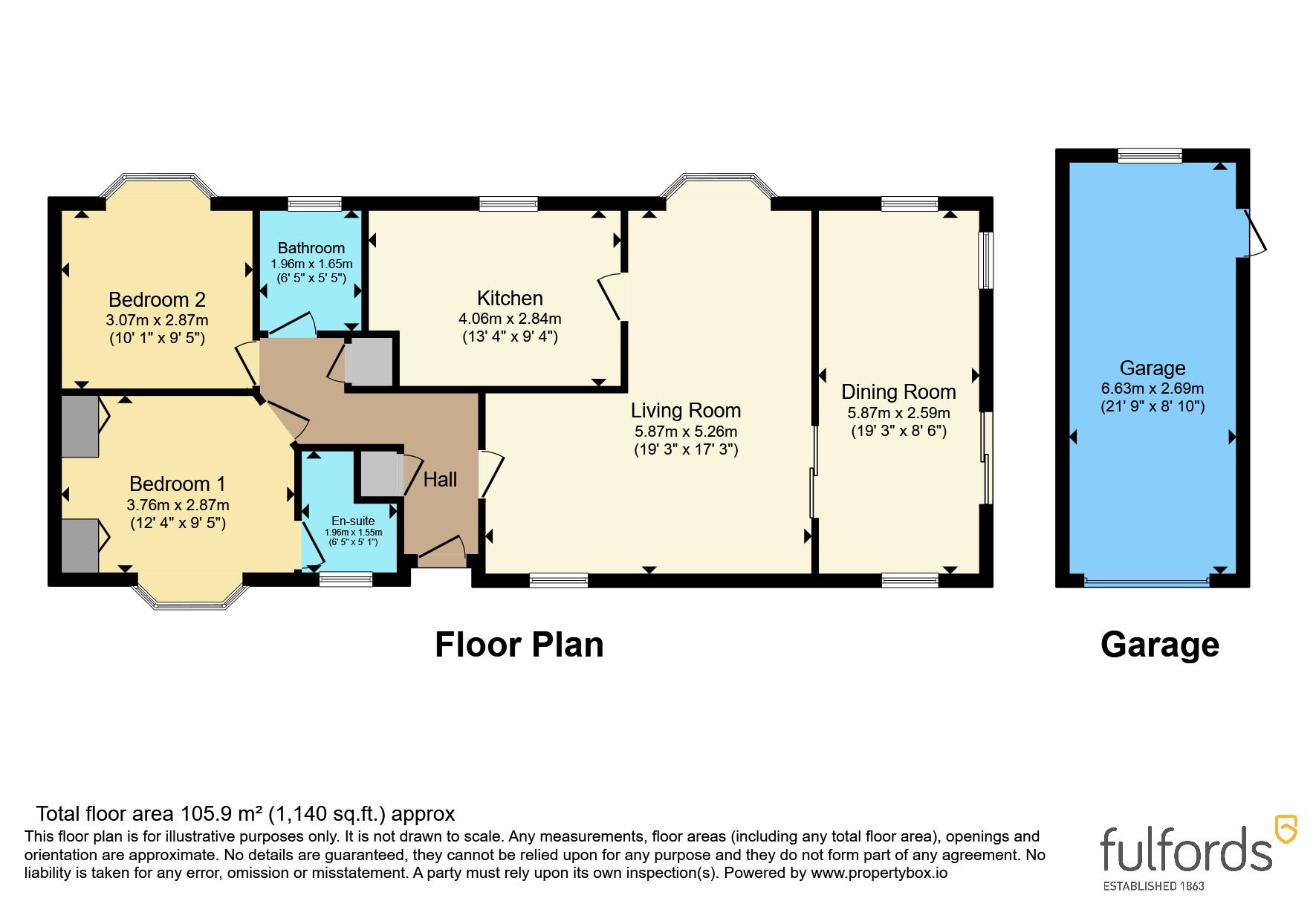 26, Brookside, Exeter floorplan