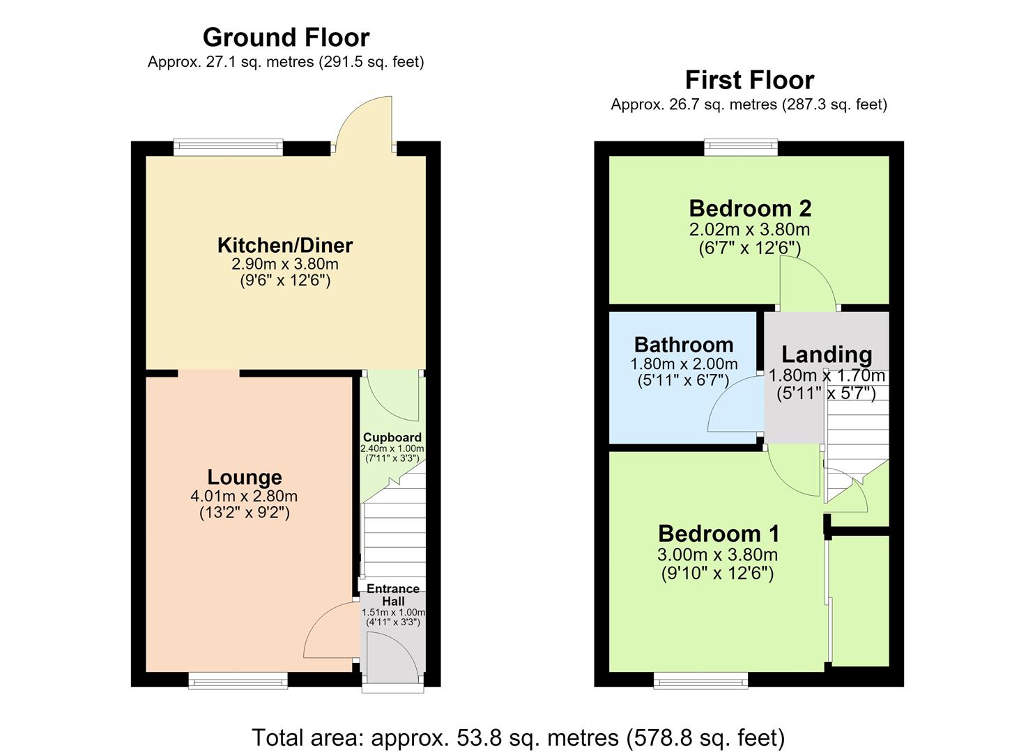 2, Aspin Mews, Saffron Walden floorplan