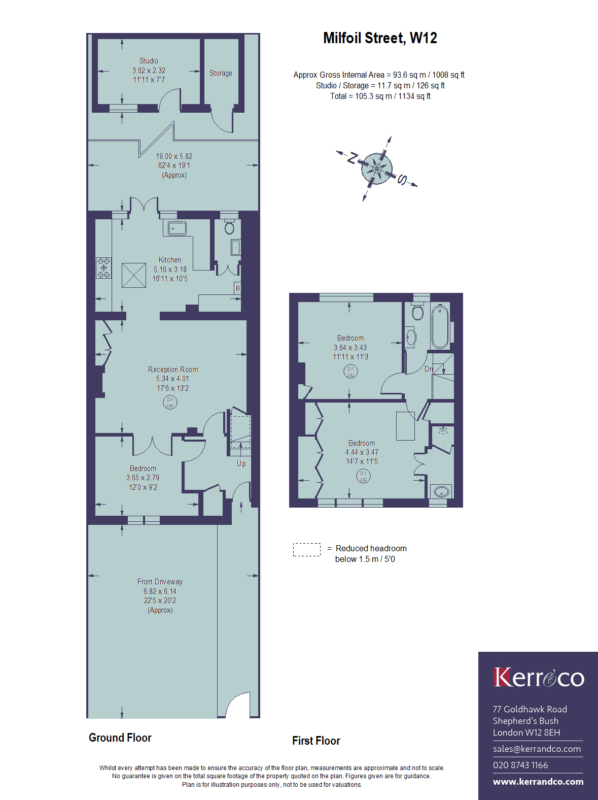 10, Milfoil Street, Shepherd's Bush W12 floorplan