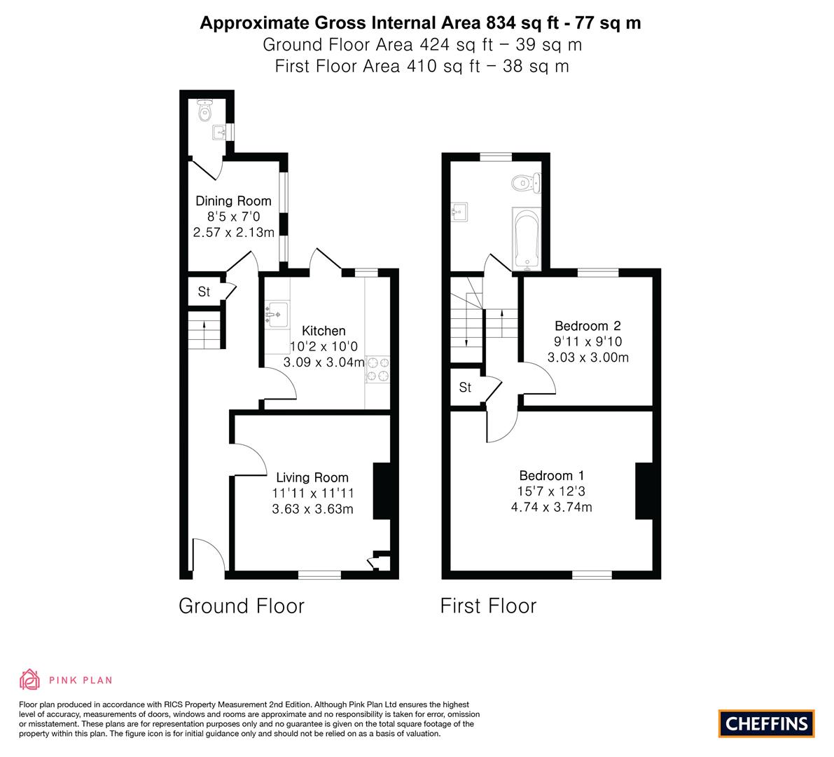 225, Victoria Road, Cambridge floorplan